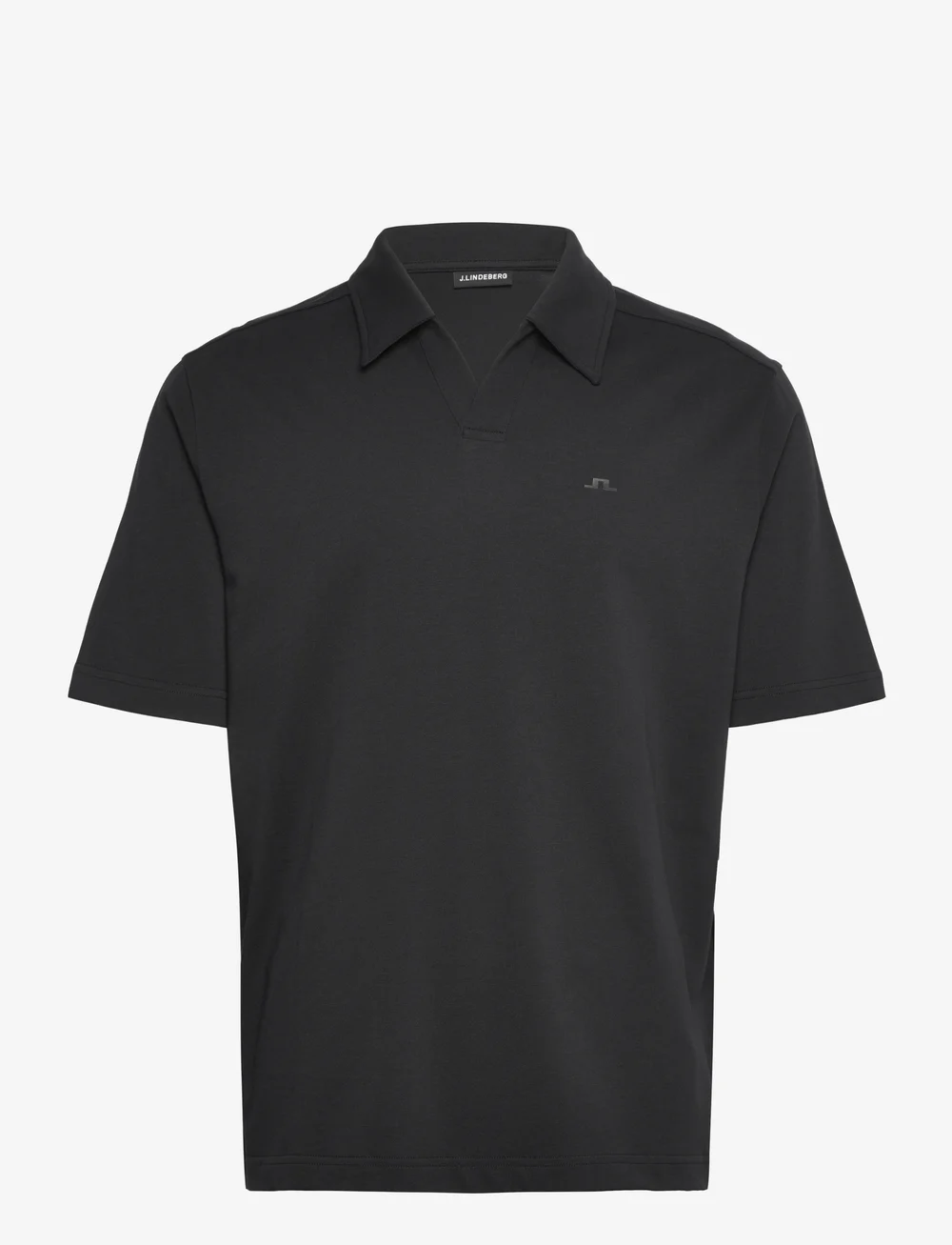 J. Lindeberg - Roy relaxed Polo Pique - kurzärmelig - black - 1
