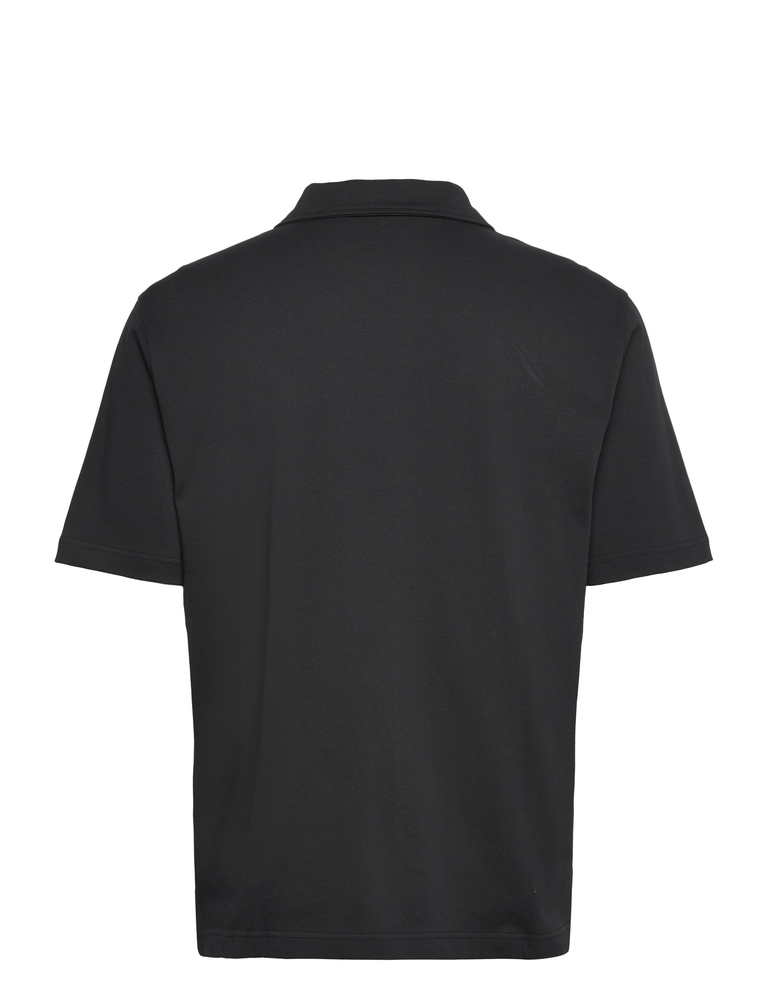 J. Lindeberg - Roy relaxed Polo Pique - stutterma pólóbolir - black - 2