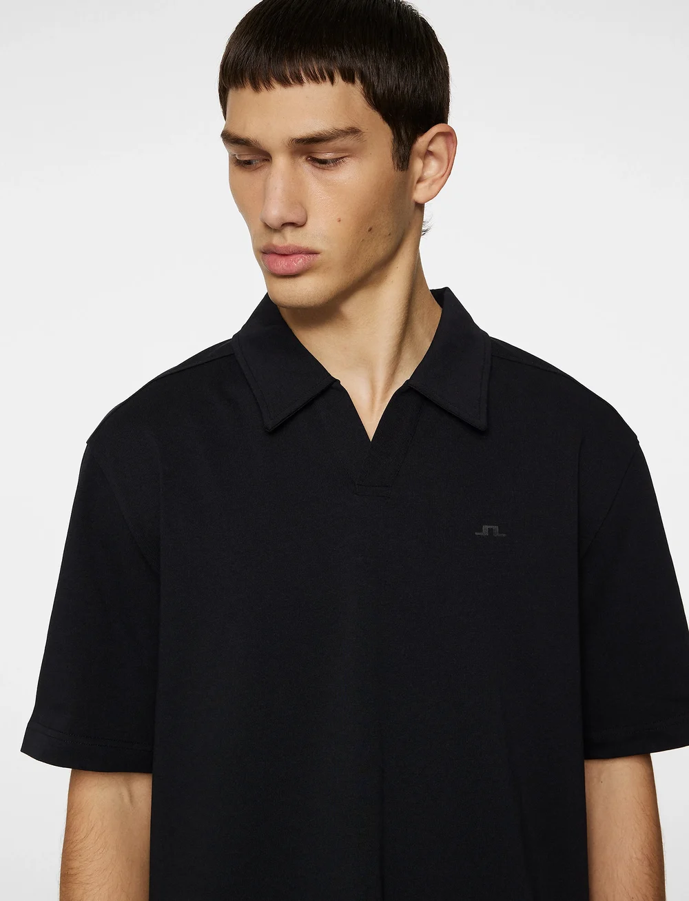 J. Lindeberg - Roy relaxed Polo Pique - kurzärmelig - black - 5