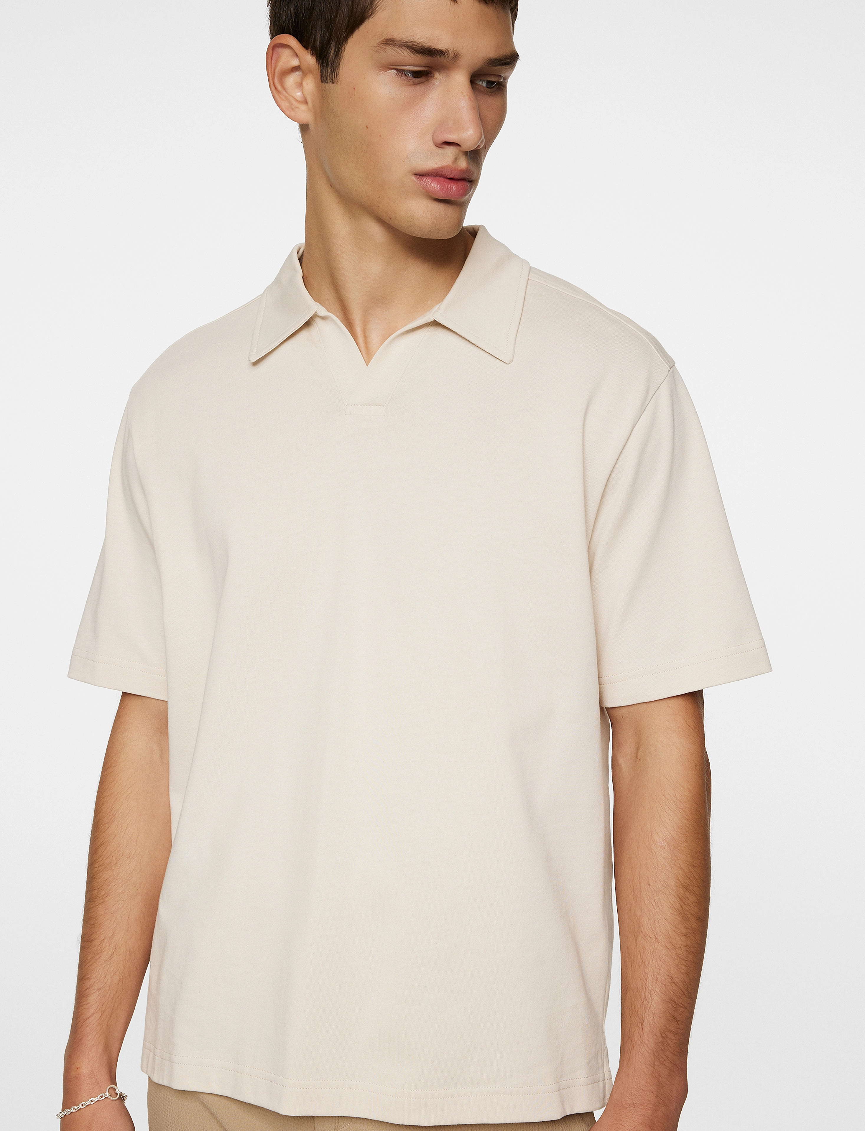 J. Lindeberg - Roy relaxed Polo Pique - kurzärmelig - moonbeam - 5