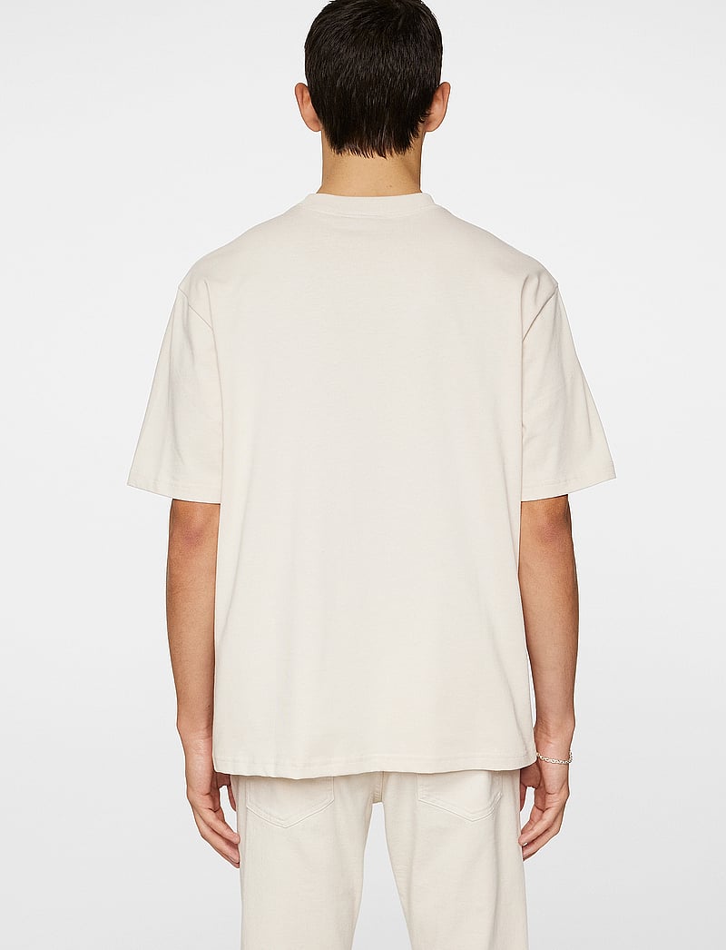 J. Lindeberg - Hale Heavy Logo T-shirt - lyhythihaiset - moonbeam - 3