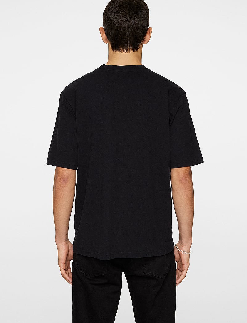 J. Lindeberg - Parcy Logo Tee - lühikeste varrukatega t-särgid - black - 3