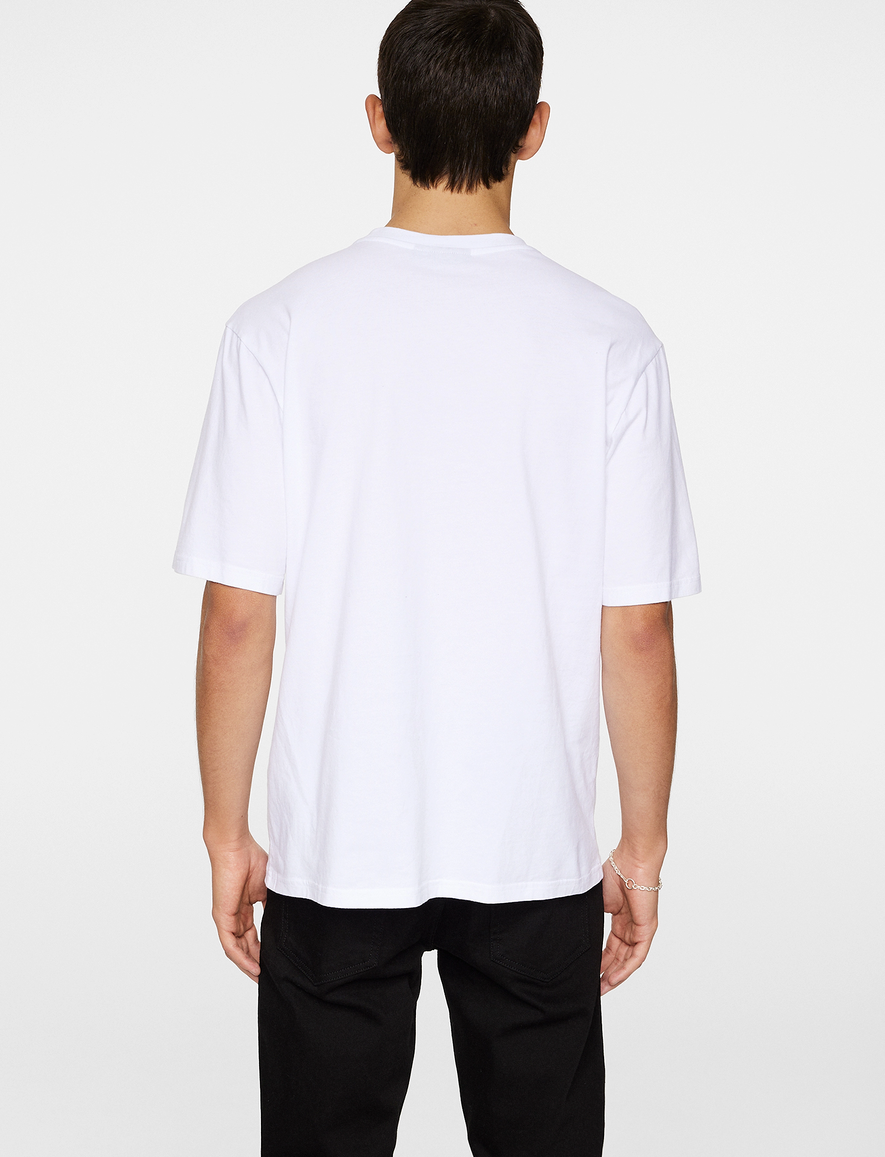 J. Lindeberg - Parcy Logo Tee - short-sleeved t-shirts - white - 3
