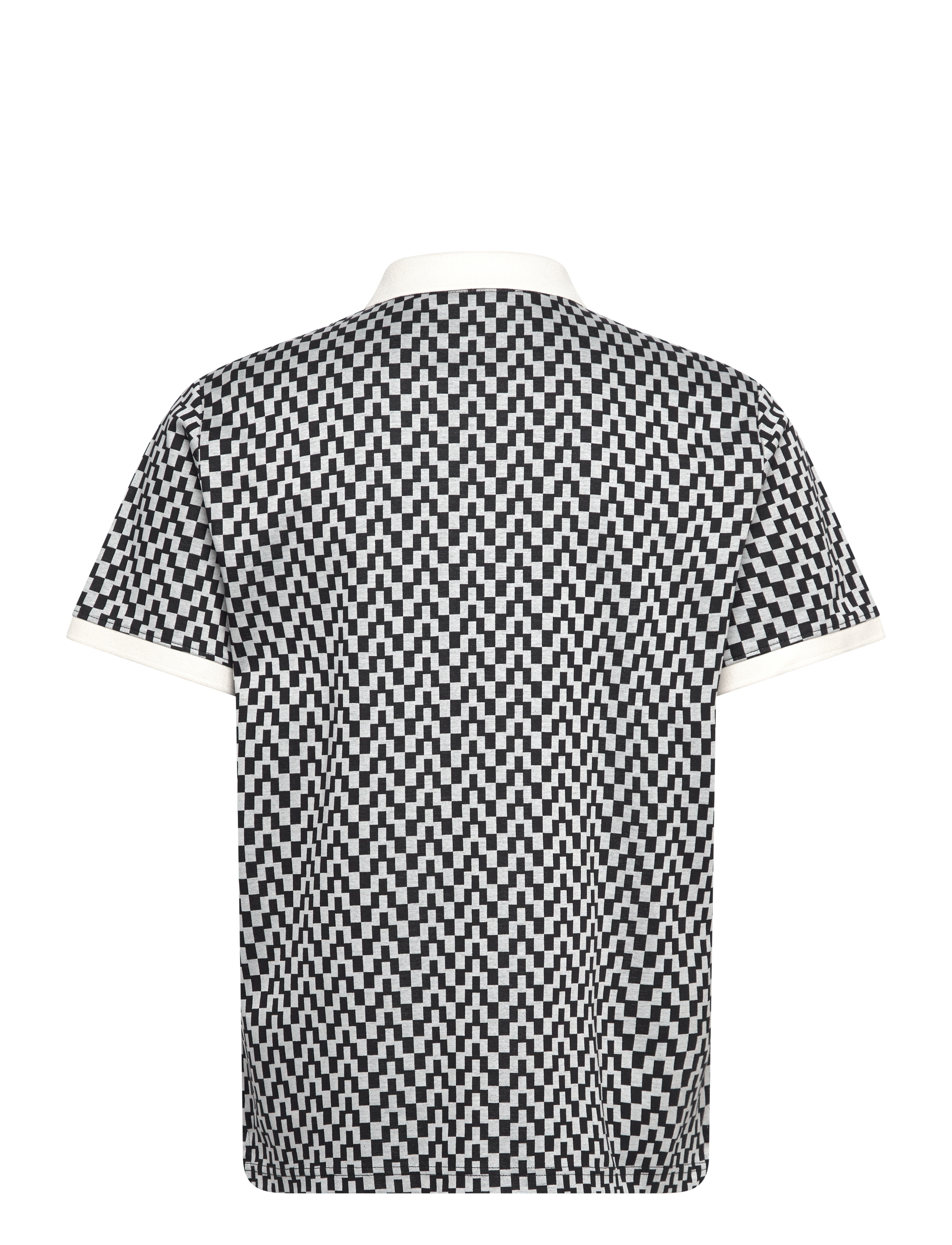 J. Lindeberg - Devon Jacquard Polo - short-sleeved polos - bridge stack moonbeam - 2