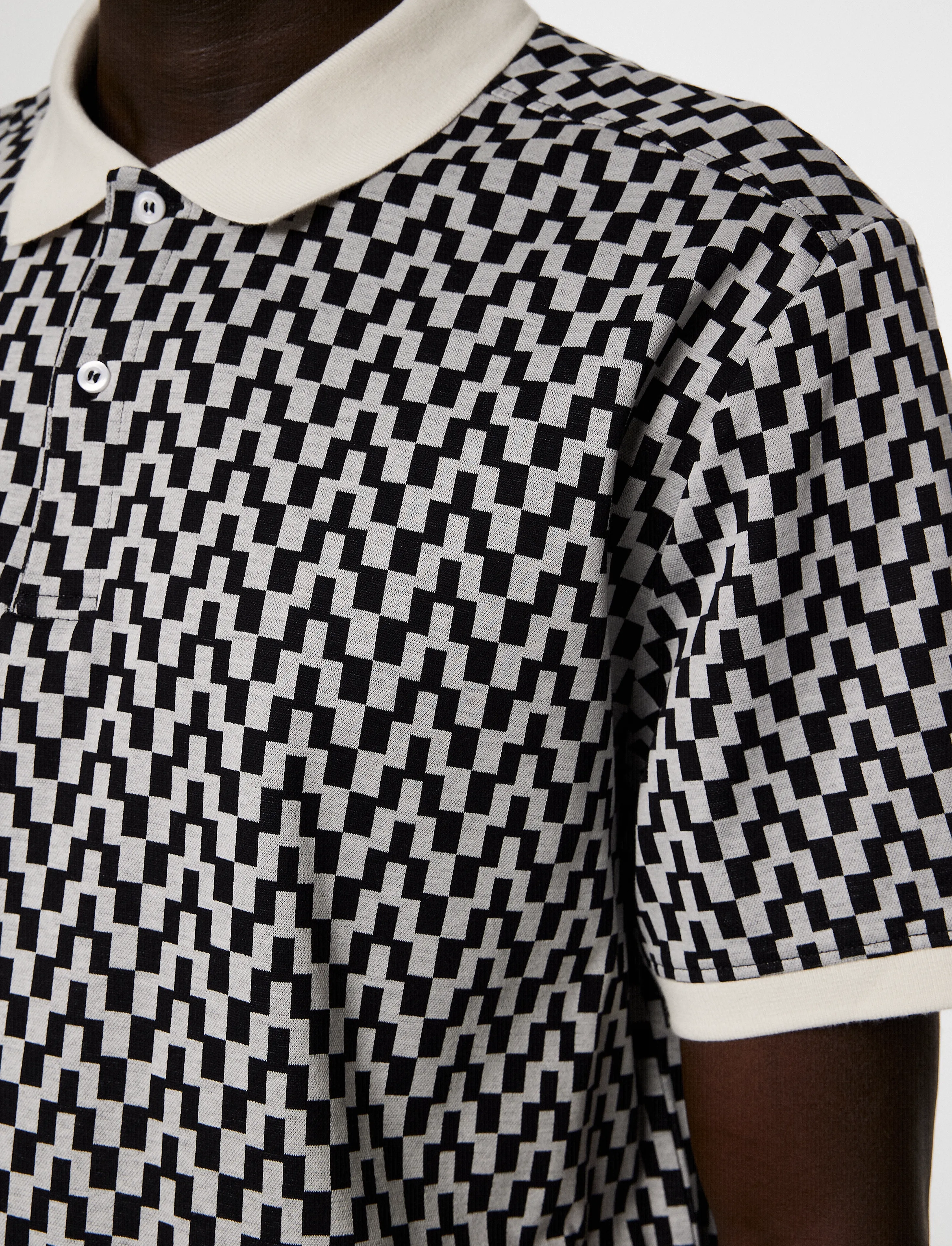 J. Lindeberg Devon Jacquard Polo pikéer herr – bild 5