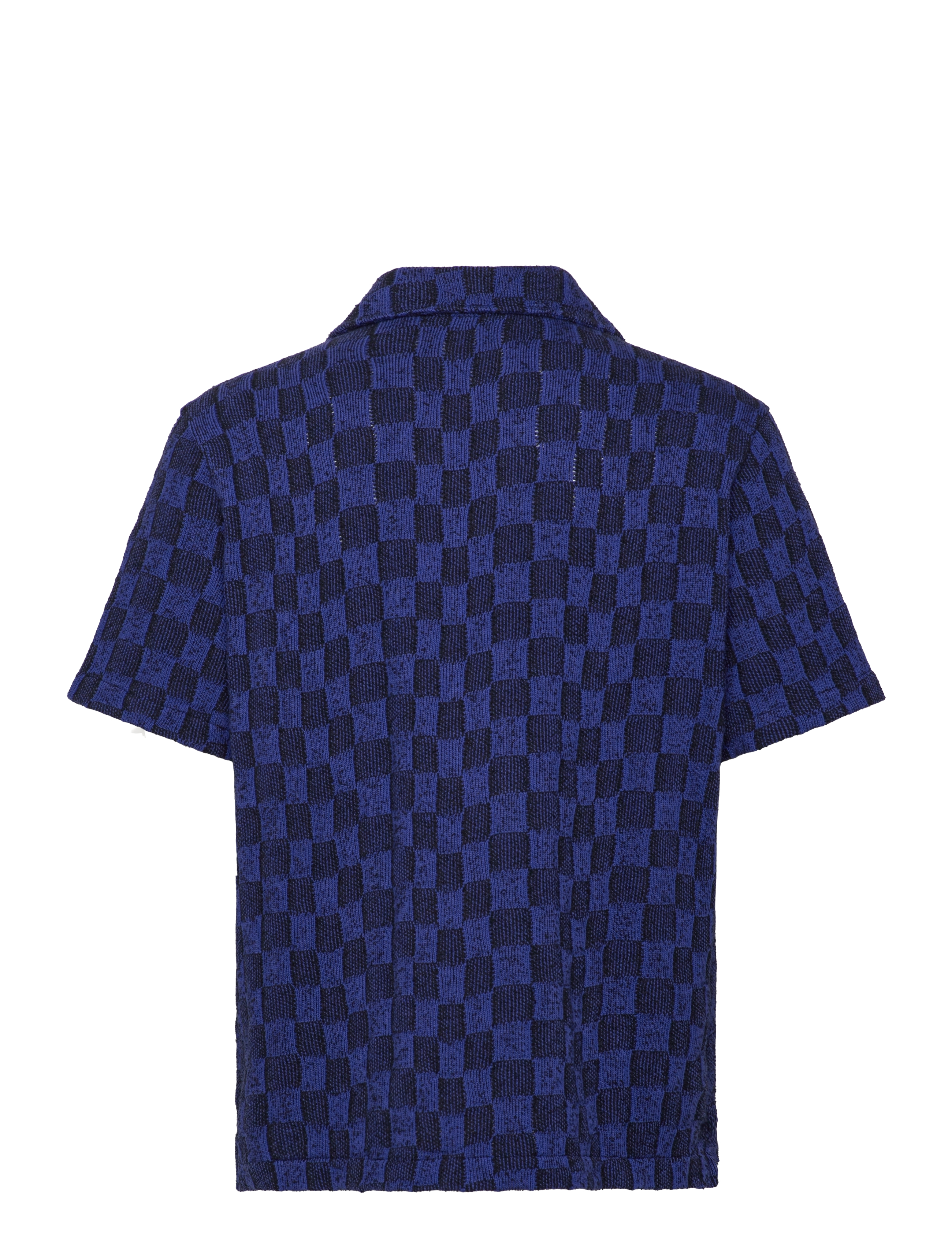 J. Lindeberg - Torpa Resort Jersey Shirt - kortærmede skjorter - bridge stack blue - 2