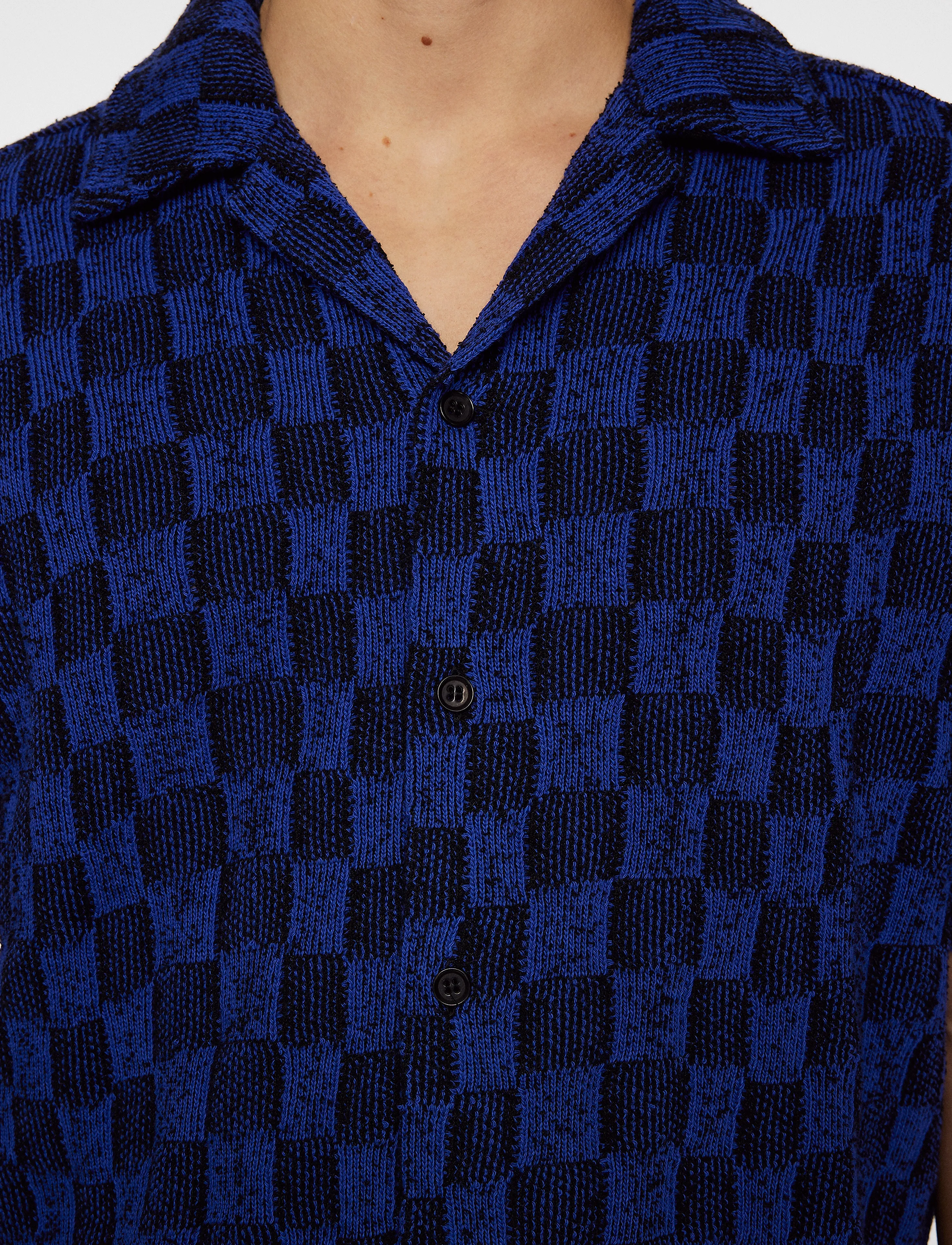 J. Lindeberg Torpa Resort Jersey Shirt mönstrade skjortor herr – bild 5