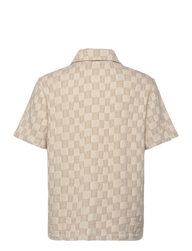 J. Lindeberg - Torpa Resort Jersey Shirt - krótki rękaw - bridge stack moonbeam - 2