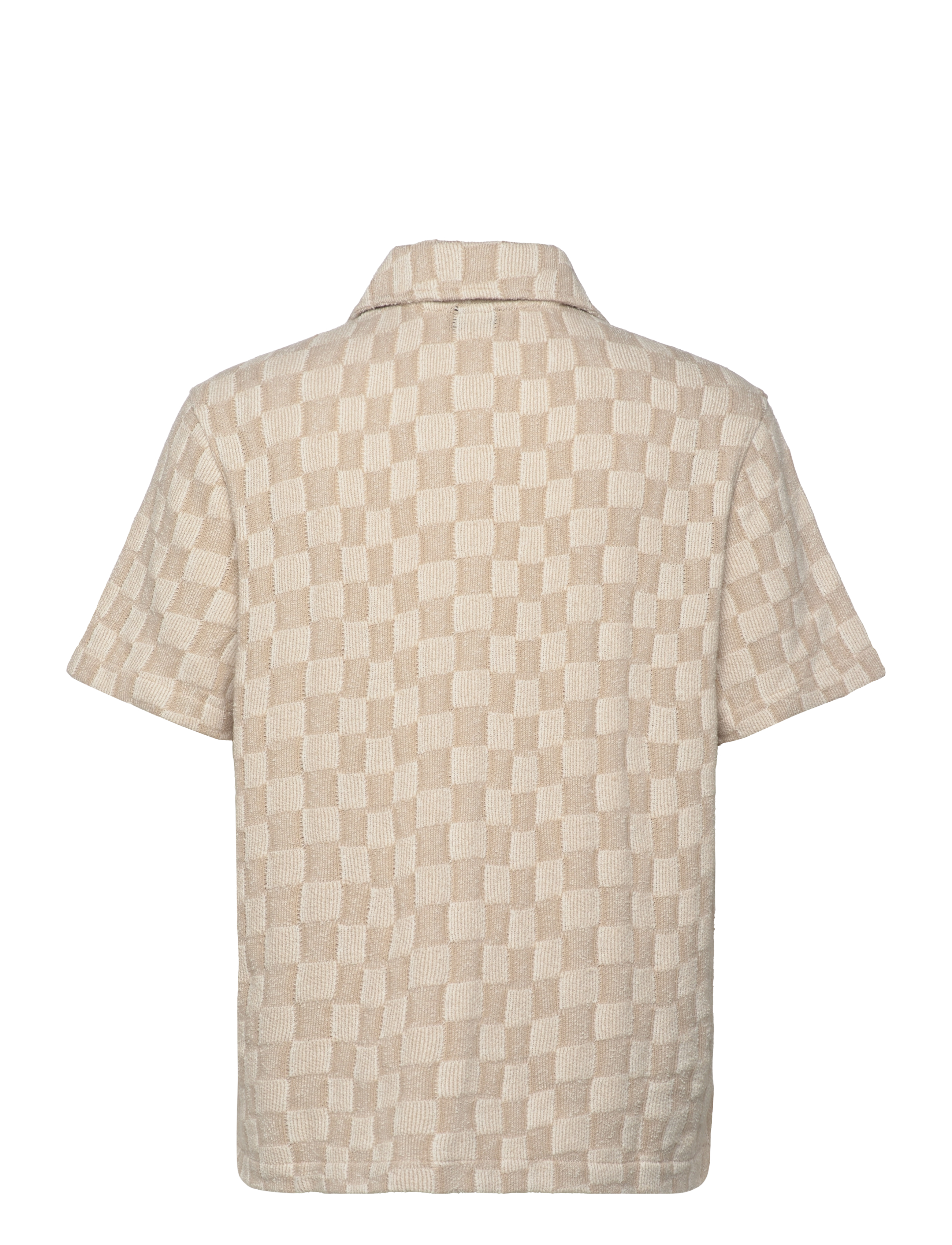 J. Lindeberg - Torpa Resort Jersey Shirt - kortermede skjorter - bridge stack moonbeam - 2