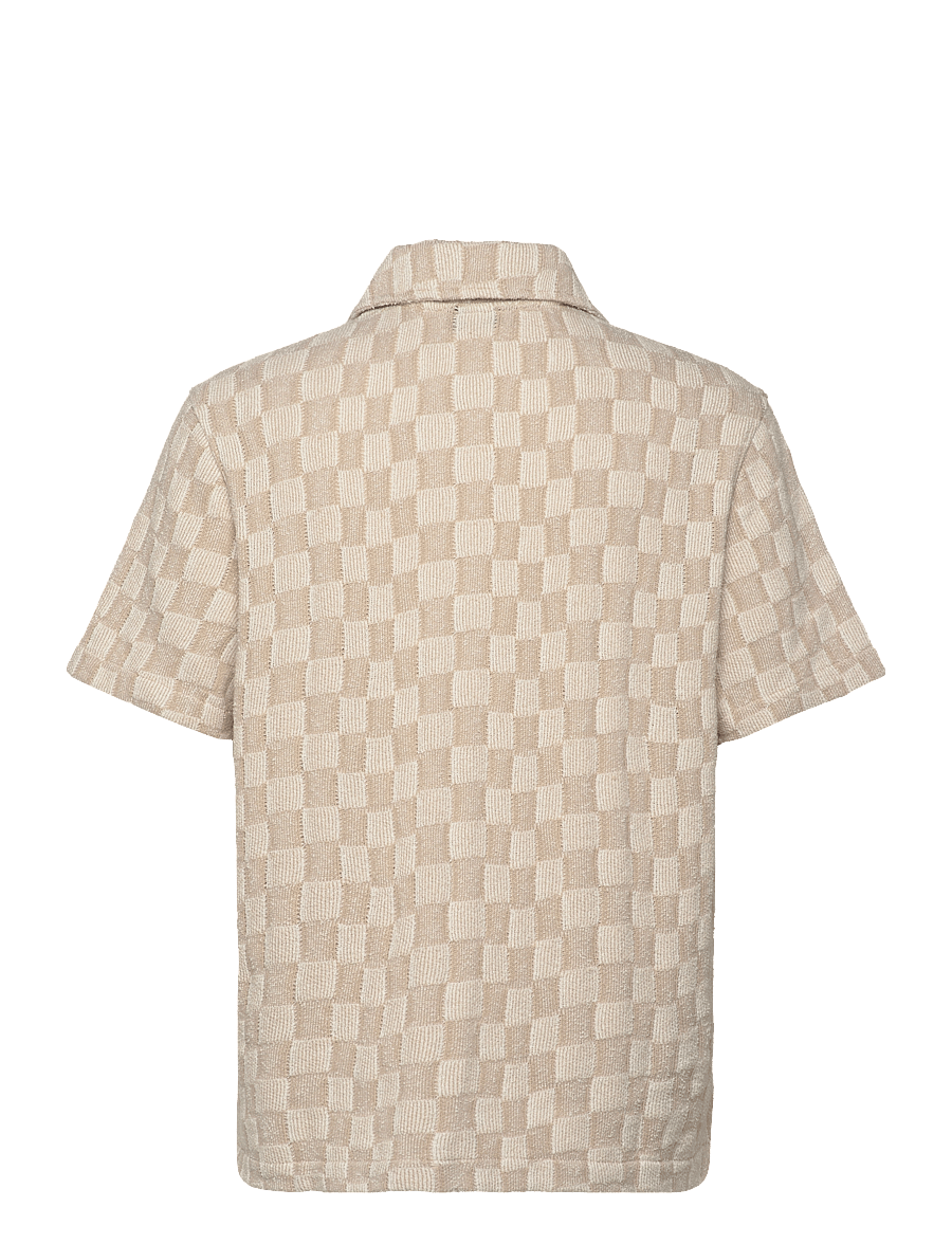 J. Lindeberg - Torpa Resort Jersey Shirt - kurzarmhemden - bridge stack moonbeam - 2