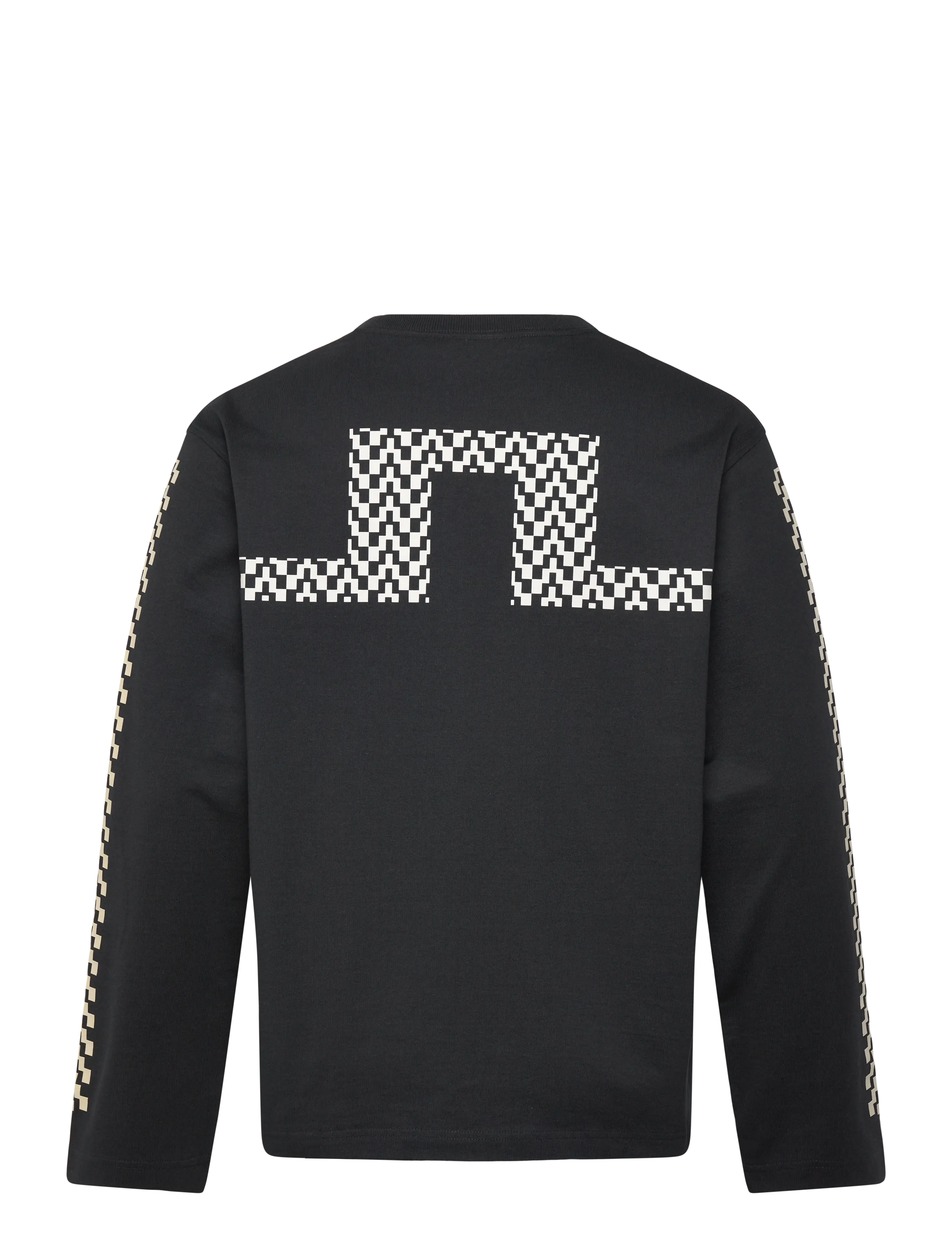 J. Lindeberg - Walsh LS Print T-shirt - t-shirts à manches longues - black - 2