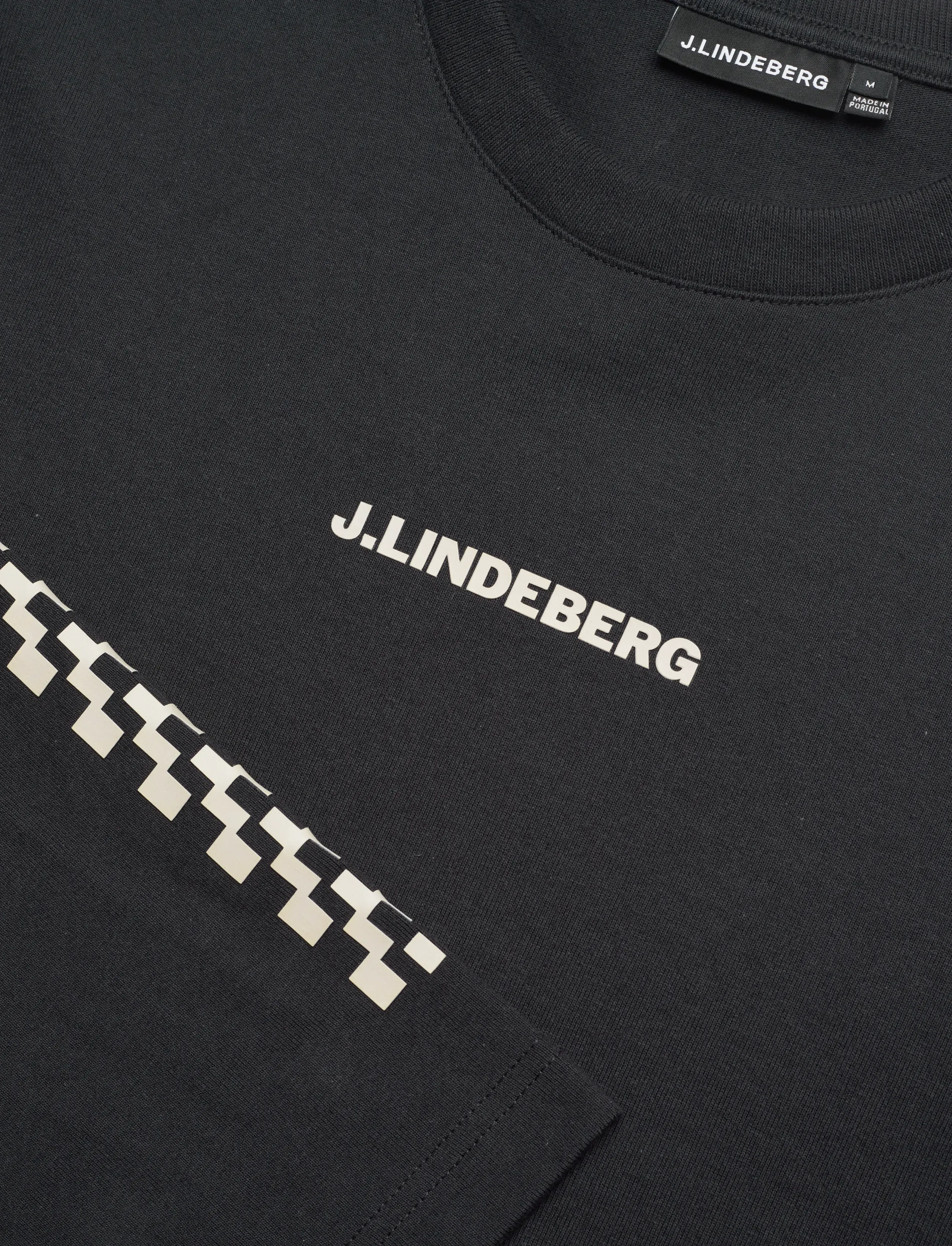 J. Lindeberg - Walsh LS Print T-shirt - t-shirts à manches longues - black - 5