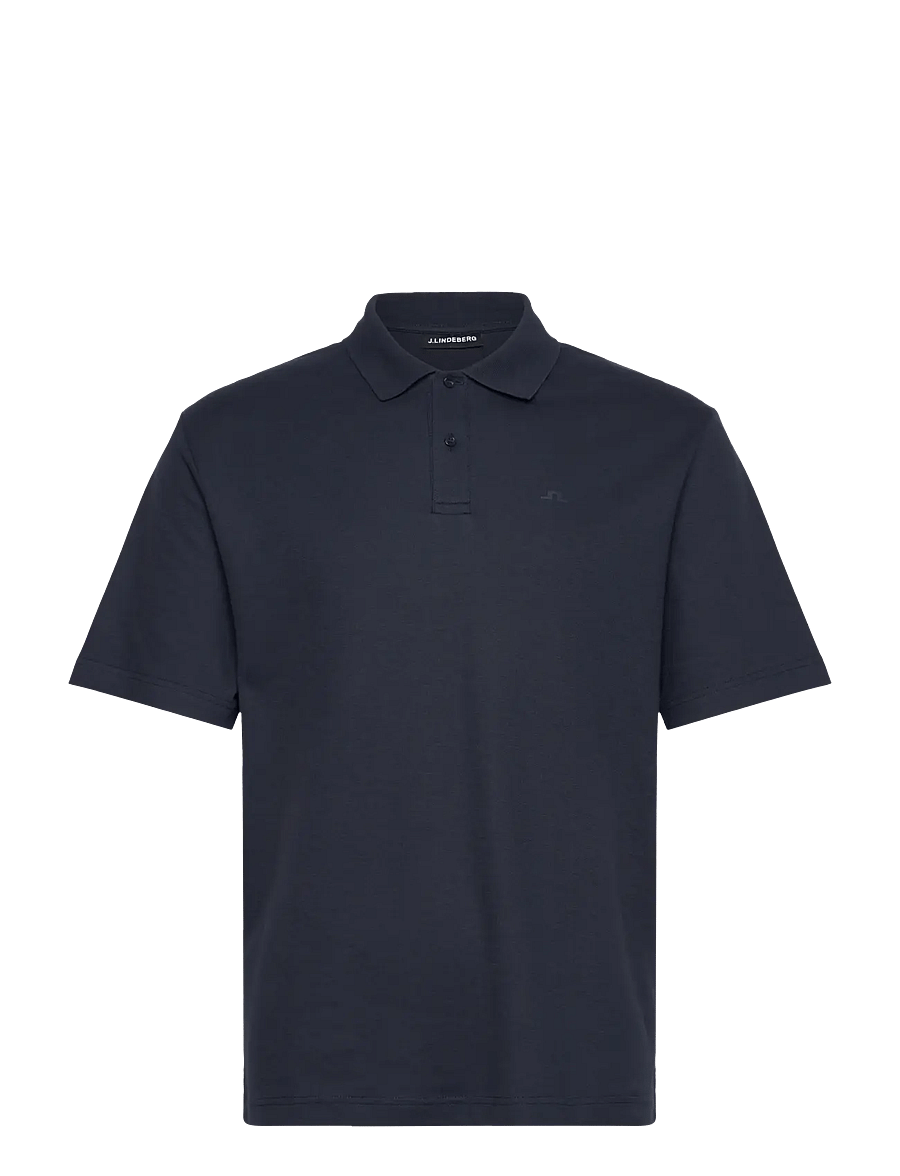 J. Lindeberg - Trond Polo Pique - kortærmede poloer - jl navy - 1