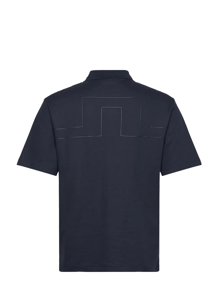 J. Lindeberg - Trond Polo Pique - kortærmede poloer - jl navy - 2