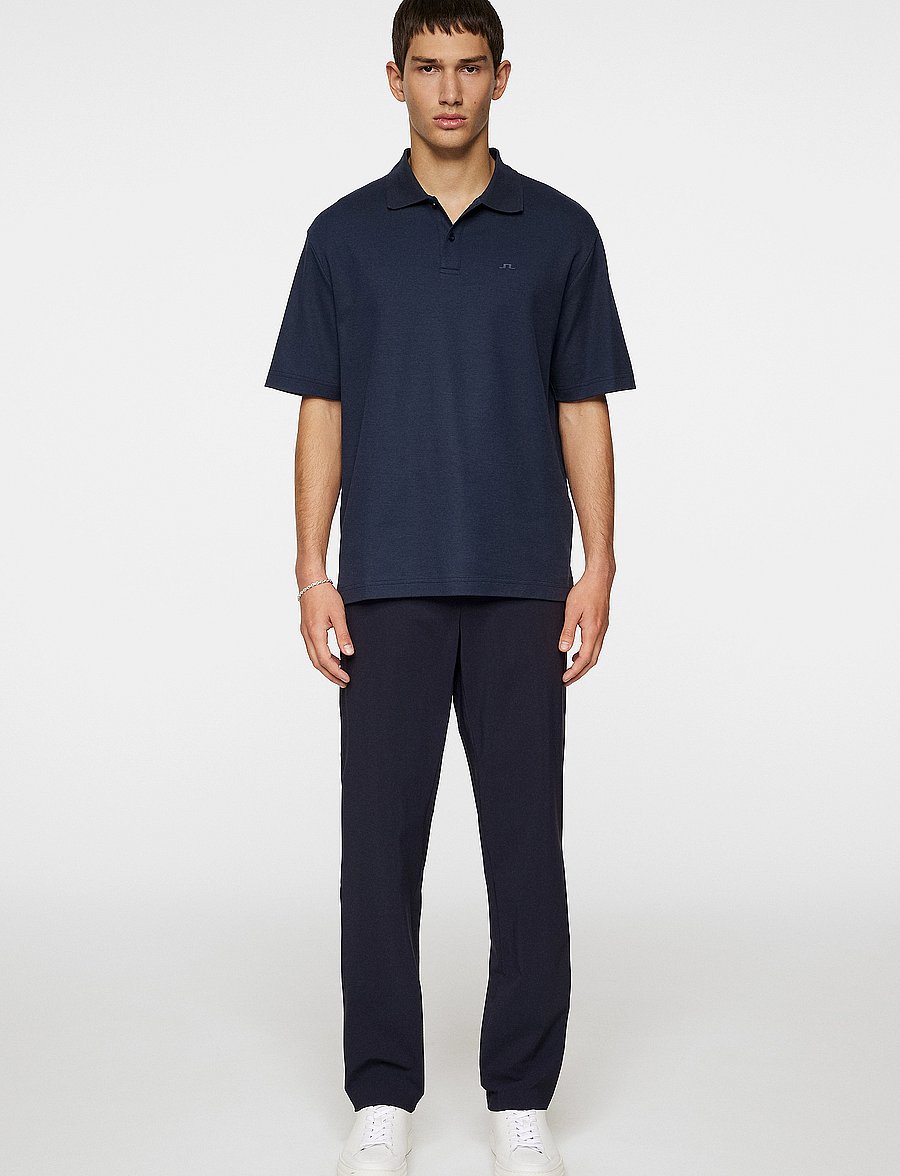 J. Lindeberg - Trond Polo Pique - kortærmede poloer - jl navy - 4