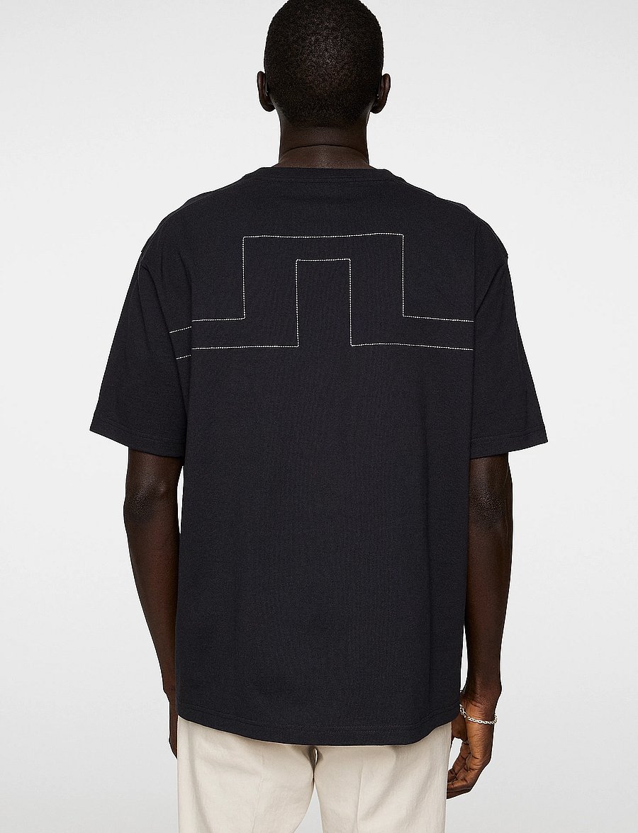 J. Lindeberg - Tjorn Bridge T-Shirt - kortærmede t-shirts - black - 2