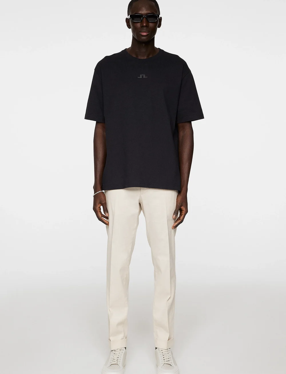 J. Lindeberg - Tjorn Bridge T-Shirt - kortärmade t-shirts - black - 3