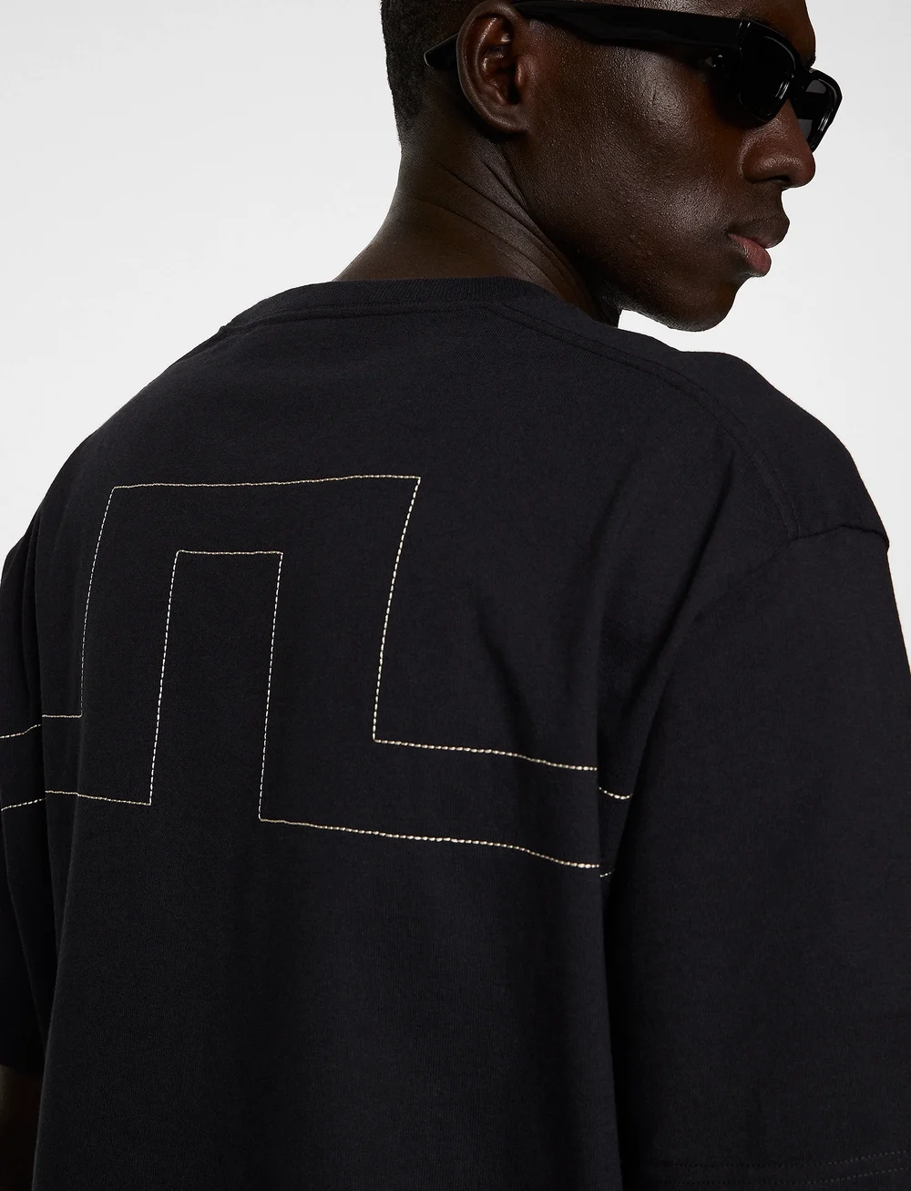 J. Lindeberg - Tjorn Bridge T-Shirt - kortärmade t-shirts - black - 4