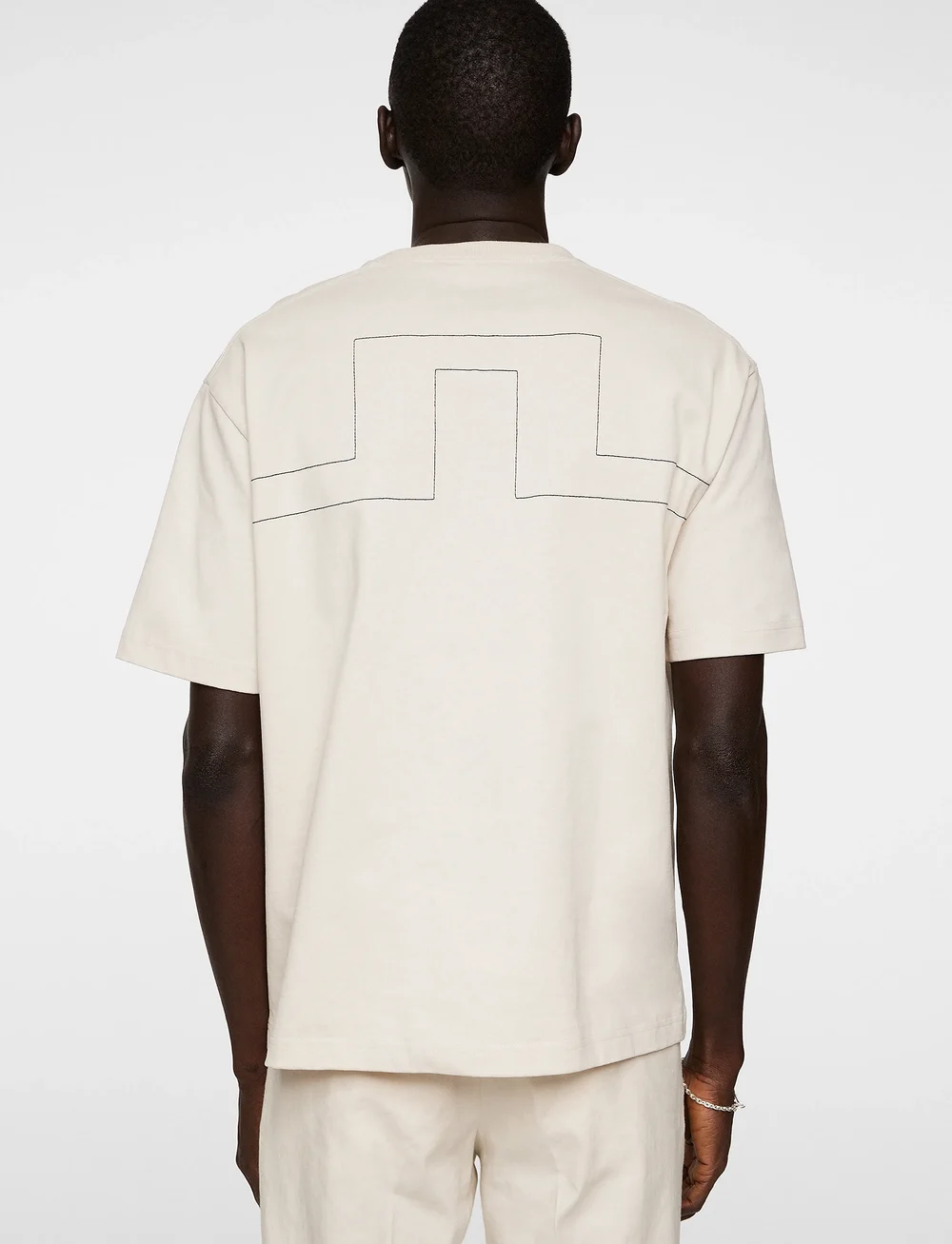 J. Lindeberg - Tjorn Bridge T-Shirt - kortärmade t-shirts - moonbeam - 2