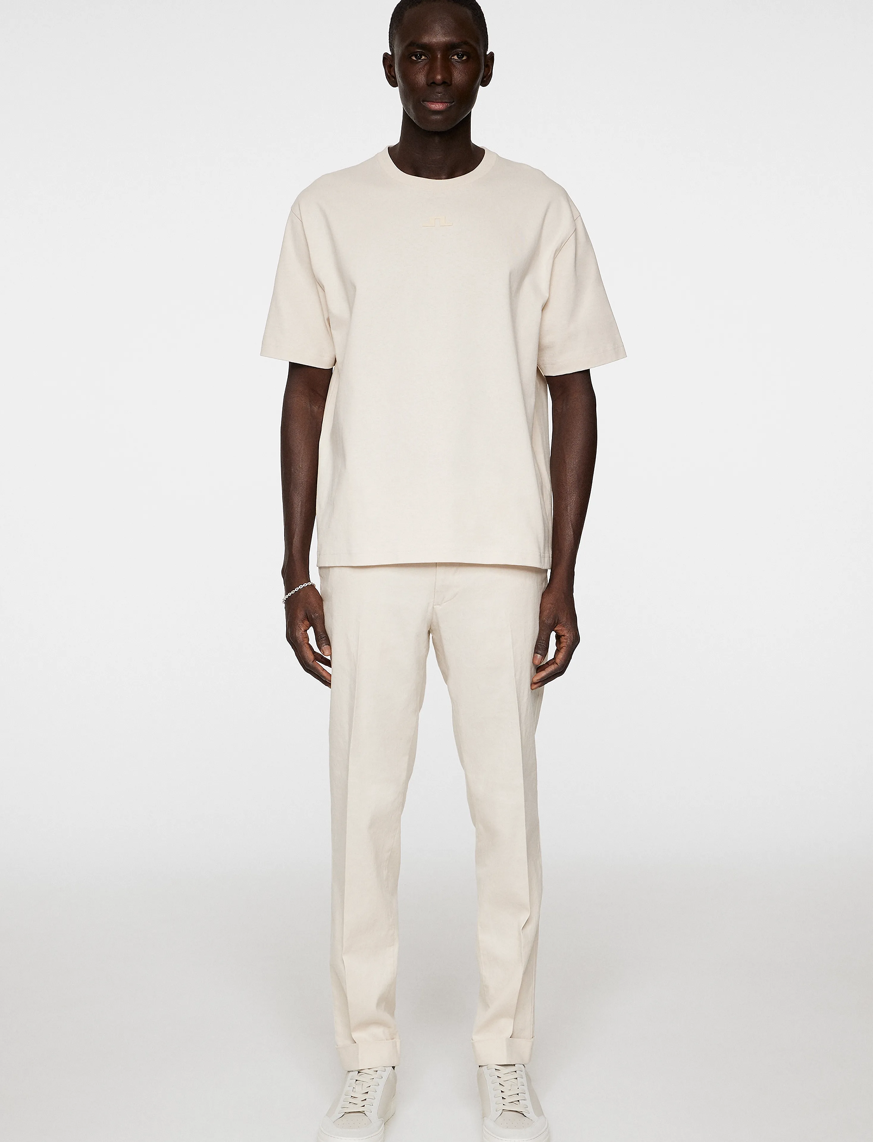 J. Lindeberg - Tjorn Bridge T-Shirt - korte mouwen - moonbeam - 3