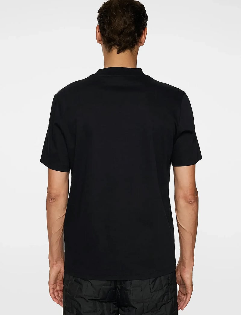 J. Lindeberg - Ace Mock Neck T-Shirt - kortärmade t-shirts - black - 3