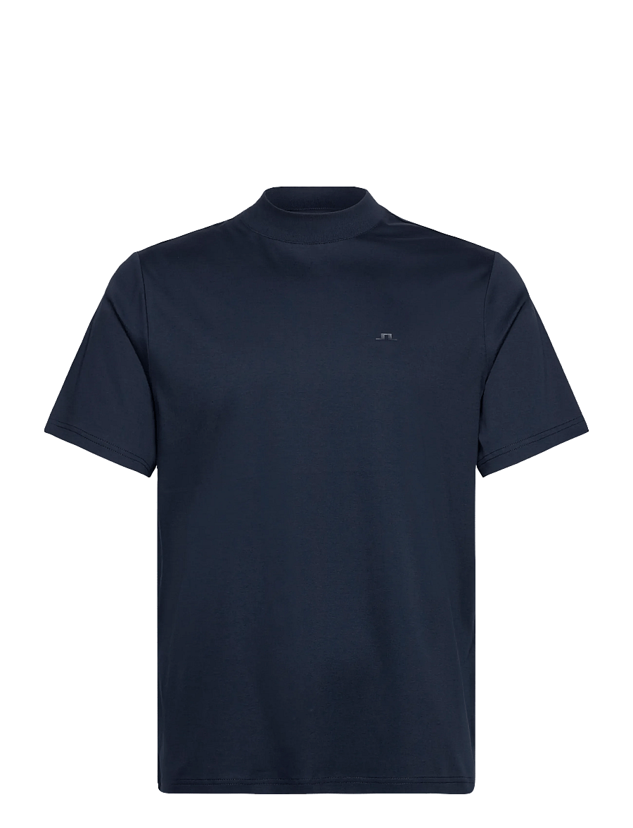 J. Lindeberg - Ace Mock Neck T-Shirt - korte mouwen - jl navy - 1