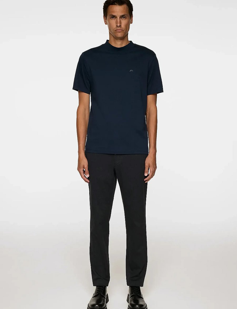 J. Lindeberg - Ace Mock Neck T-Shirt - korte mouwen - jl navy - 4