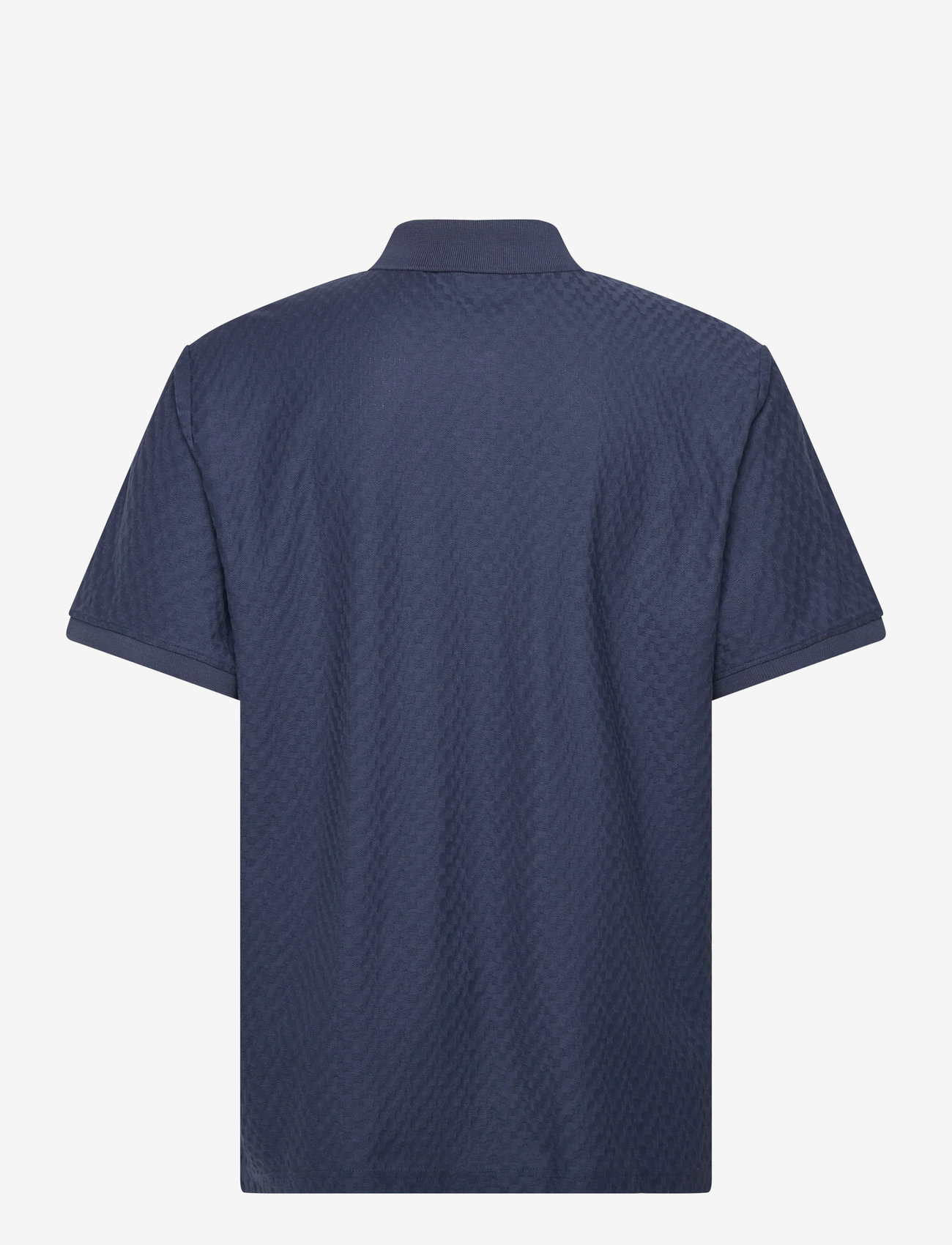 J. Lindeberg - Devon Jacquard Polo - kortærmede poloer - vintage indigo - 2