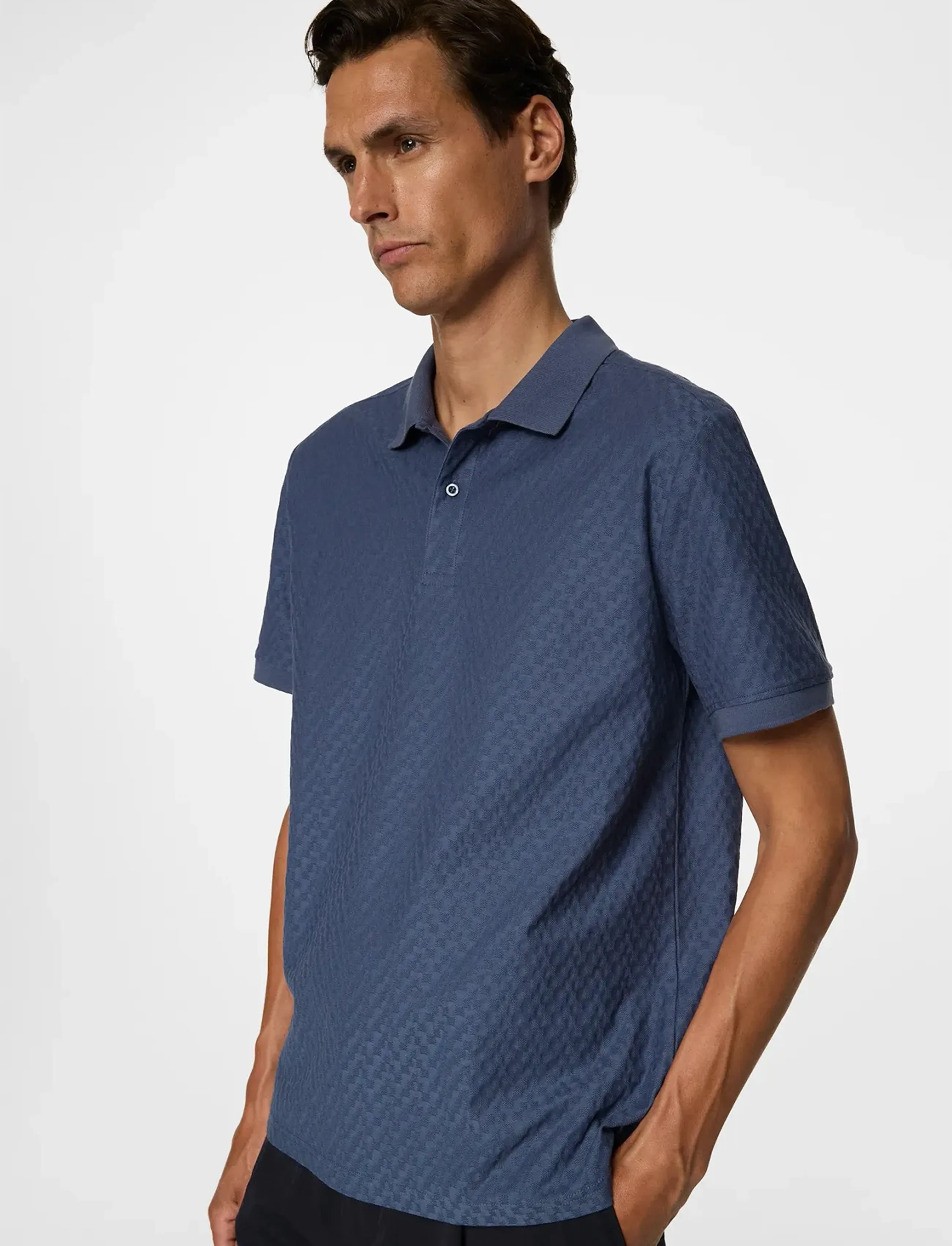 J. Lindeberg Devon Jacquard Polo pikéer herr – bild 4
