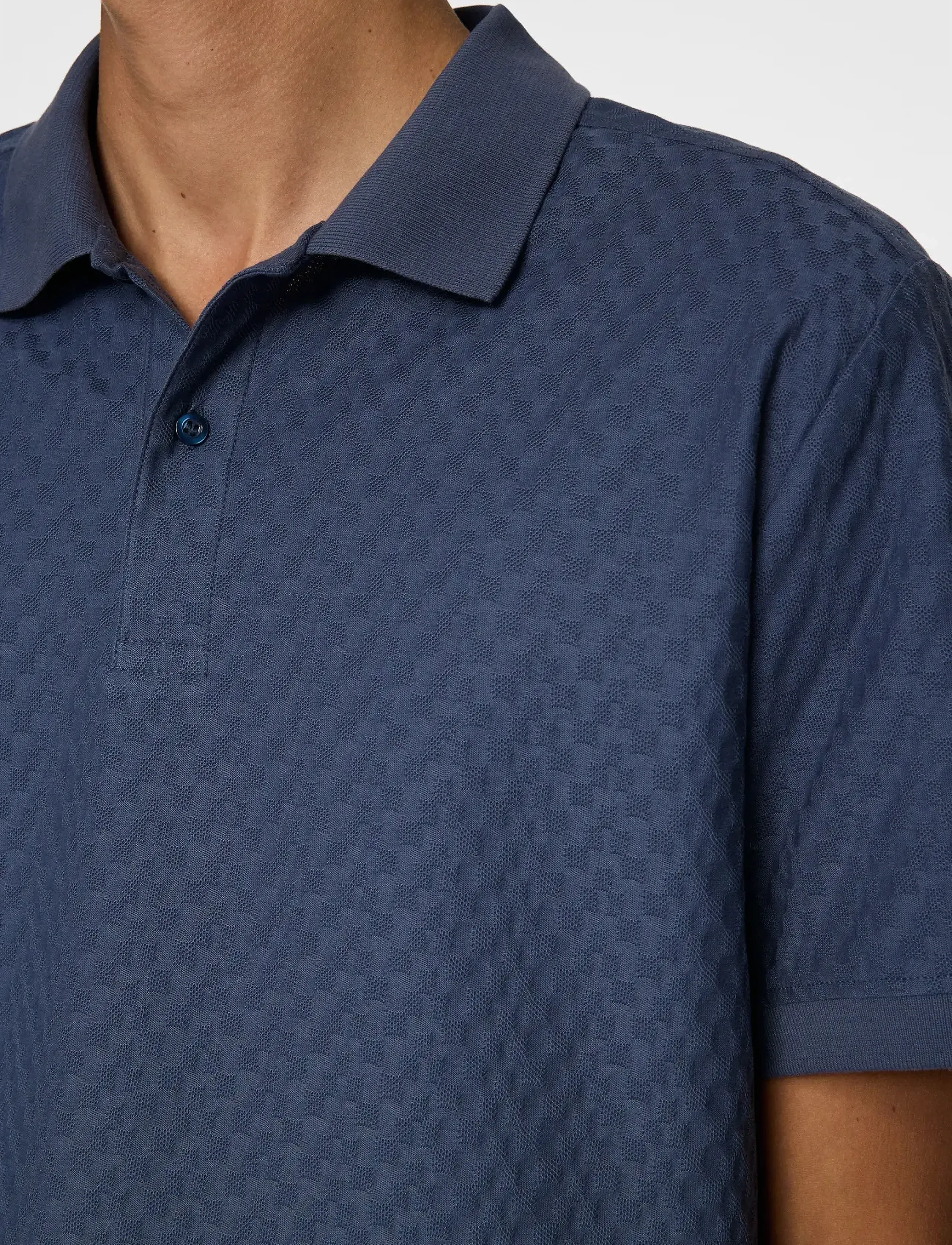 J. Lindeberg Devon Jacquard Polo pikéer herr – bild 5