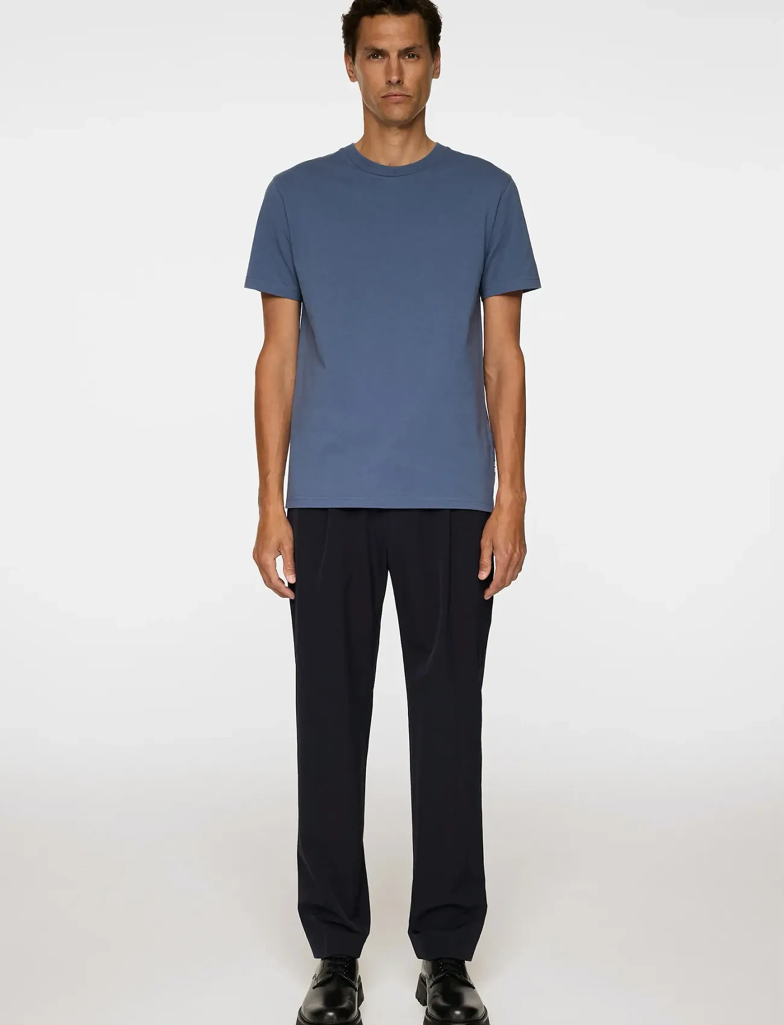 J. Lindeberg - Sid Basic T-Shirt - kurzärmelig - vintage indigo - 4