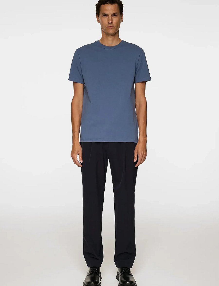 J. Lindeberg - Sid Basic T-Shirt - kurzärmelig - vintage indigo - 4