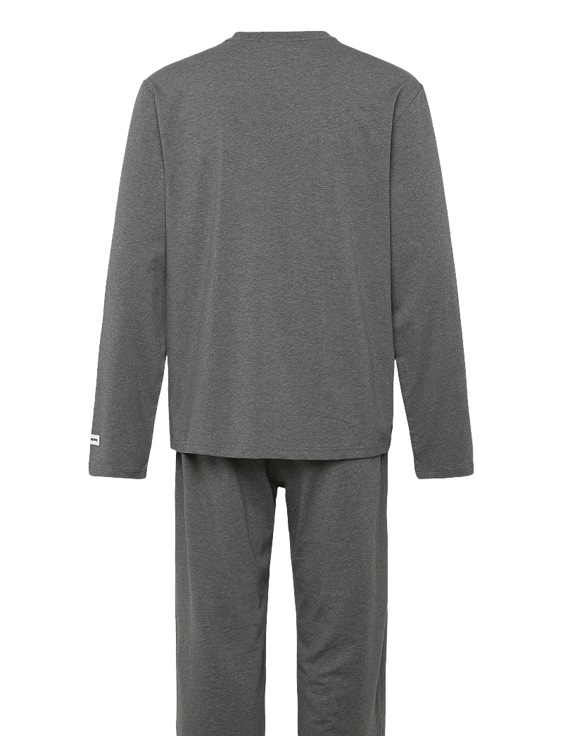 J. Lindeberg - Pierce Pyjama Set - nattkläder - dark grey melange - 2