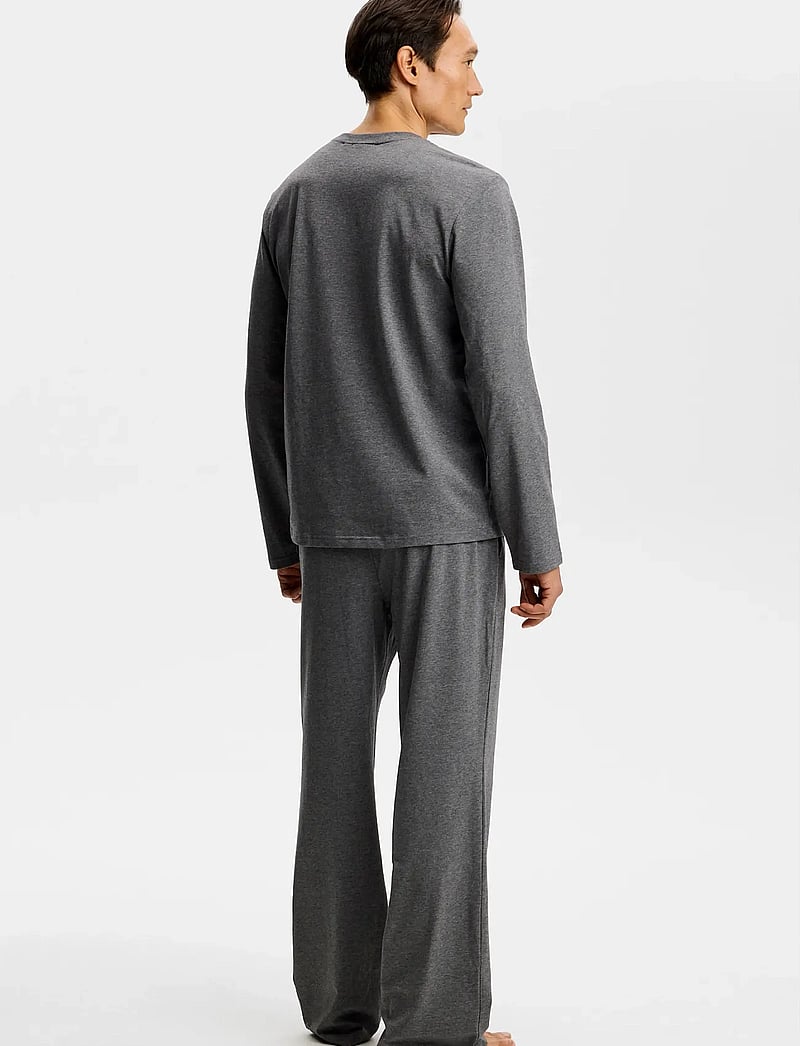 J. Lindeberg - Pierce Pyjama Set - nattkläder - dark grey melange - 5