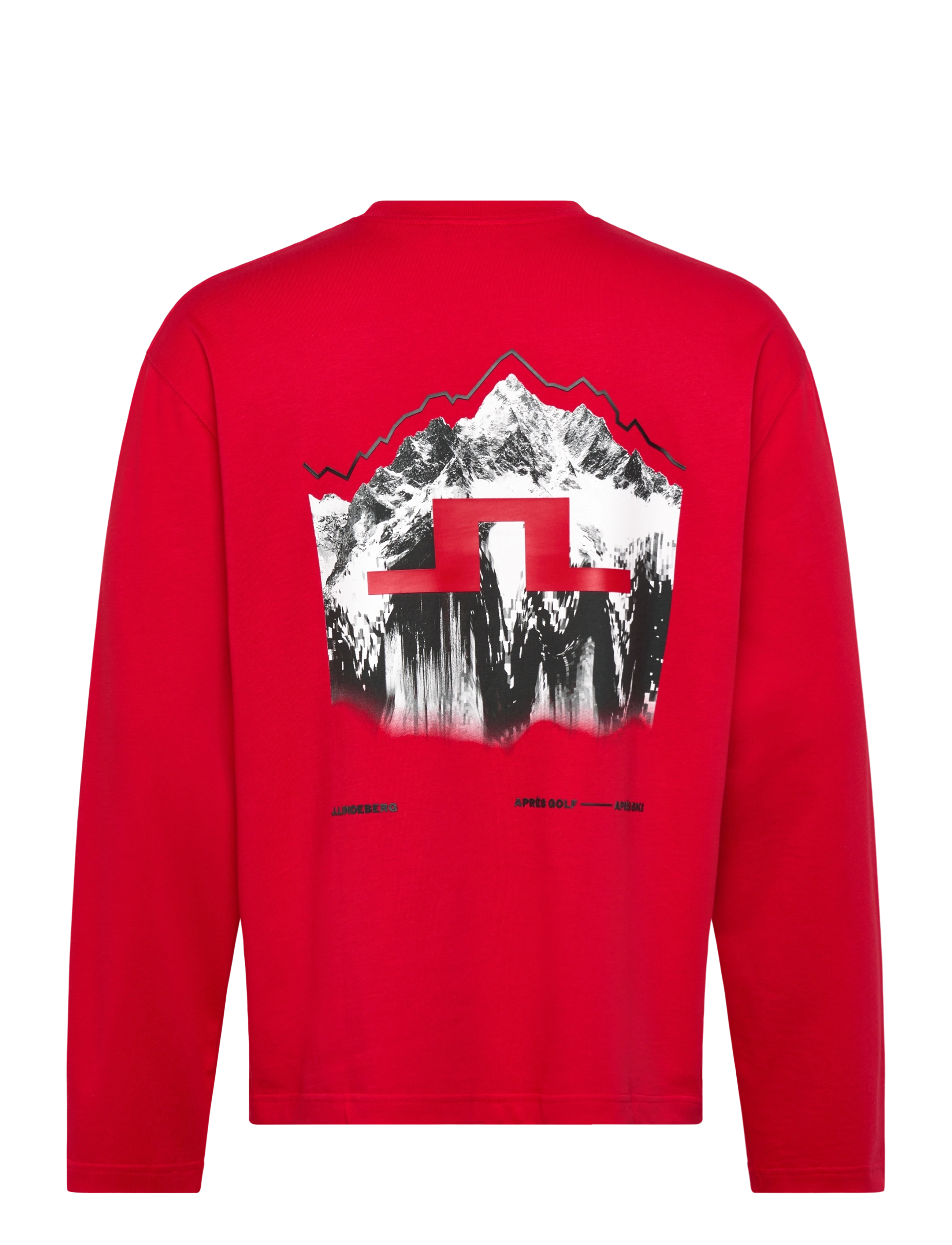 J. Lindeberg - Walsh LS Apres T-shirt - long-sleeved t-shirts - barbados cherry - 2