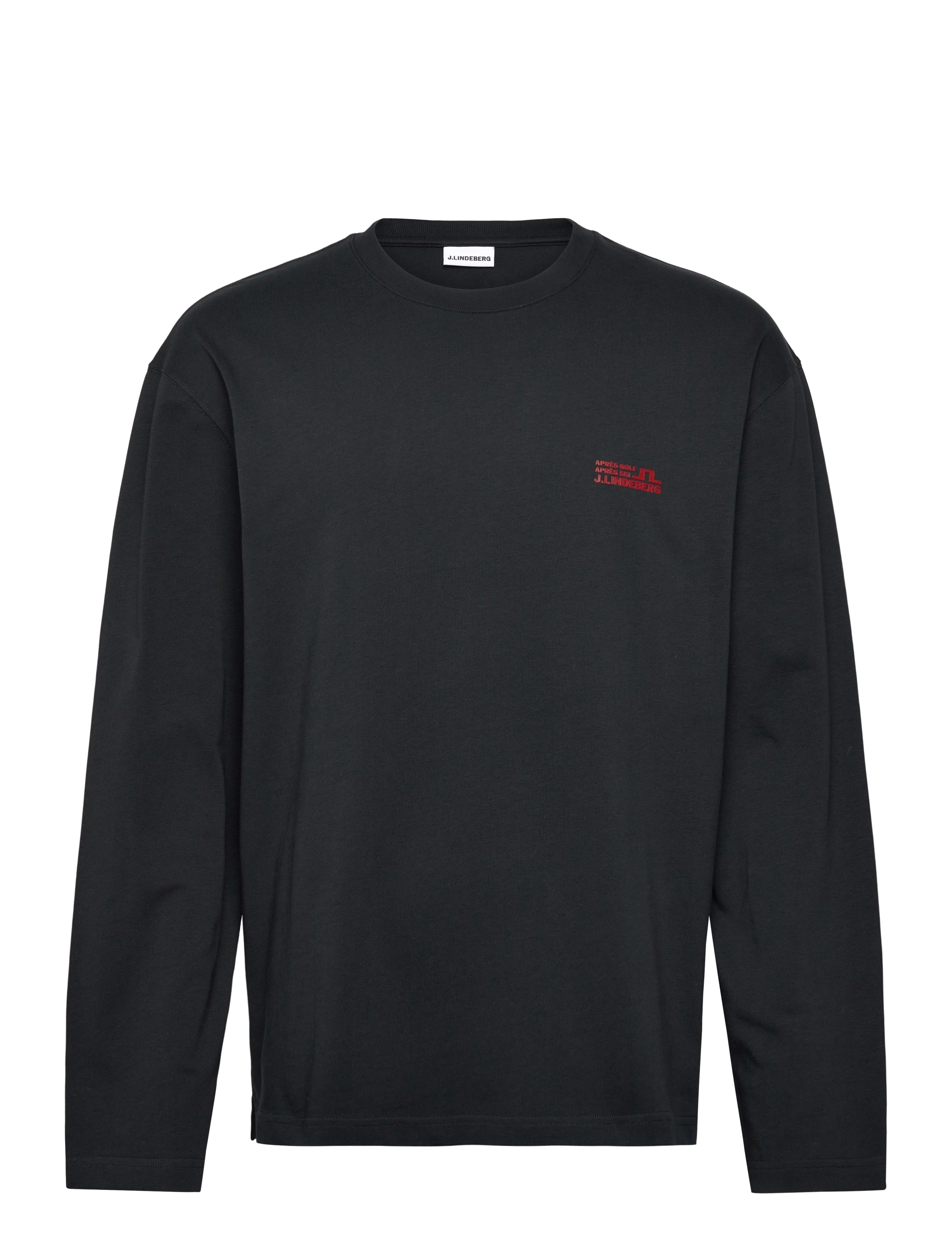 J. Lindeberg - Walsh LS Apres T-shirt - langærmede t-shirts - black - 1