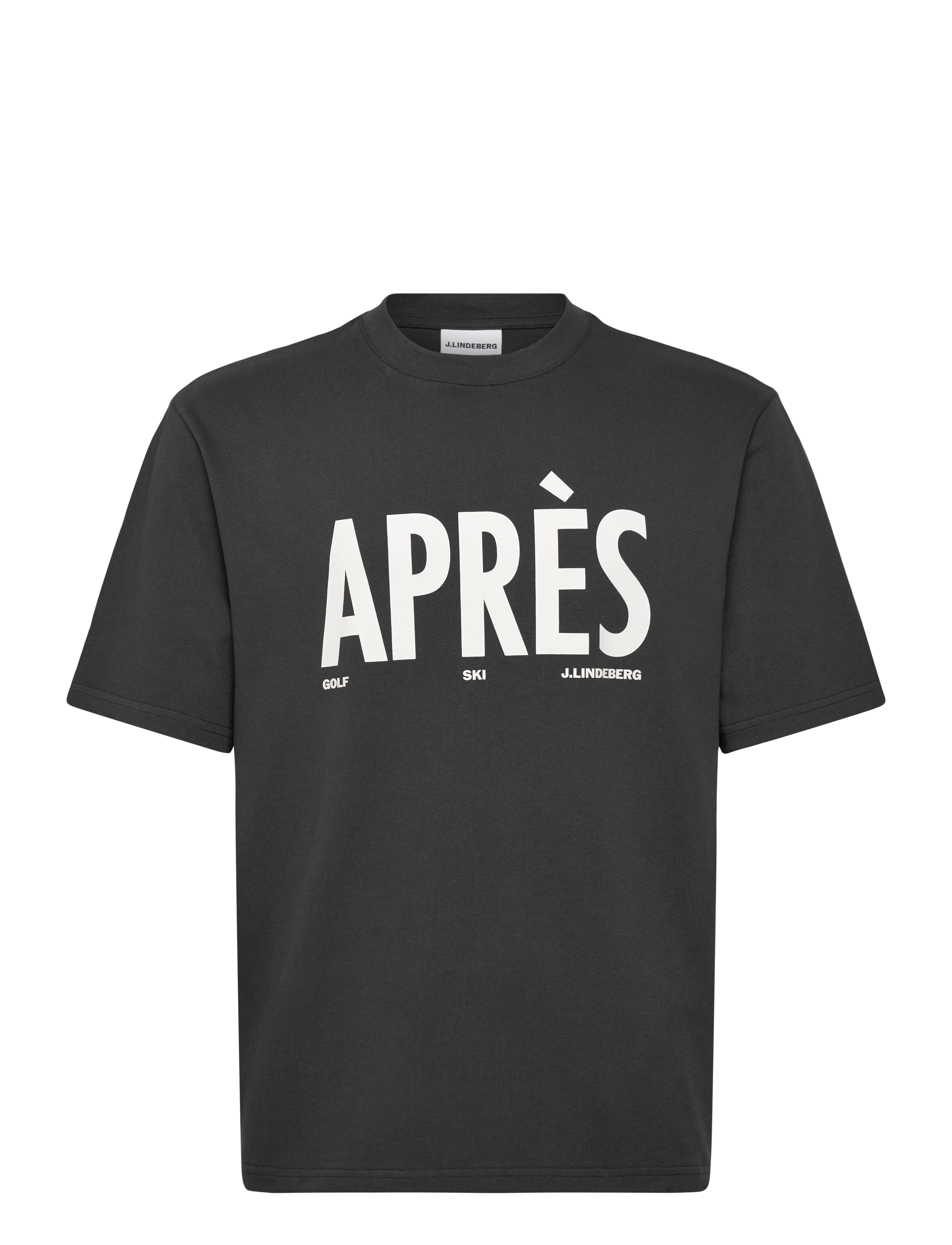 J. Lindeberg - Hale Seasonal Logo T-shirt - kortærmede t-shirts - black - 1