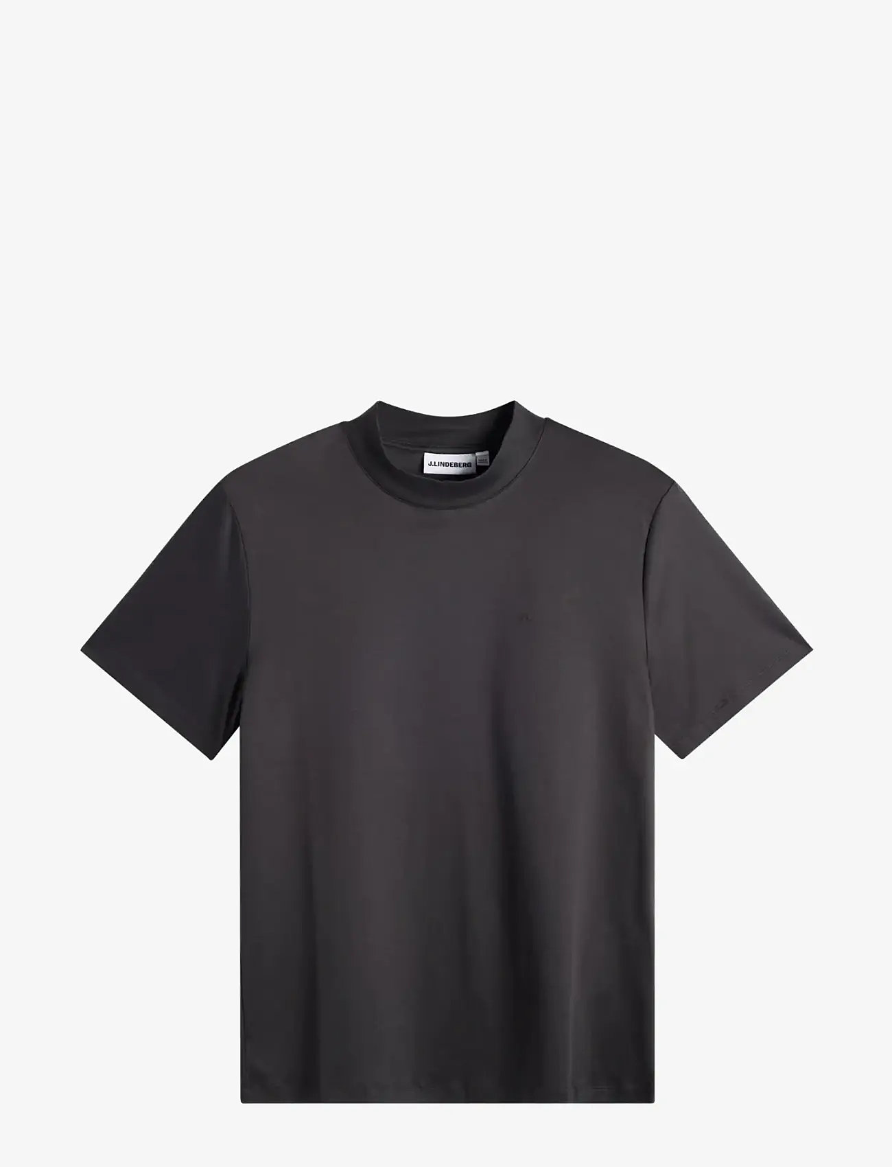 J. Lindeberg - Ace Mock Neck T-Shirt - kortærmede t-shirts - black - 1