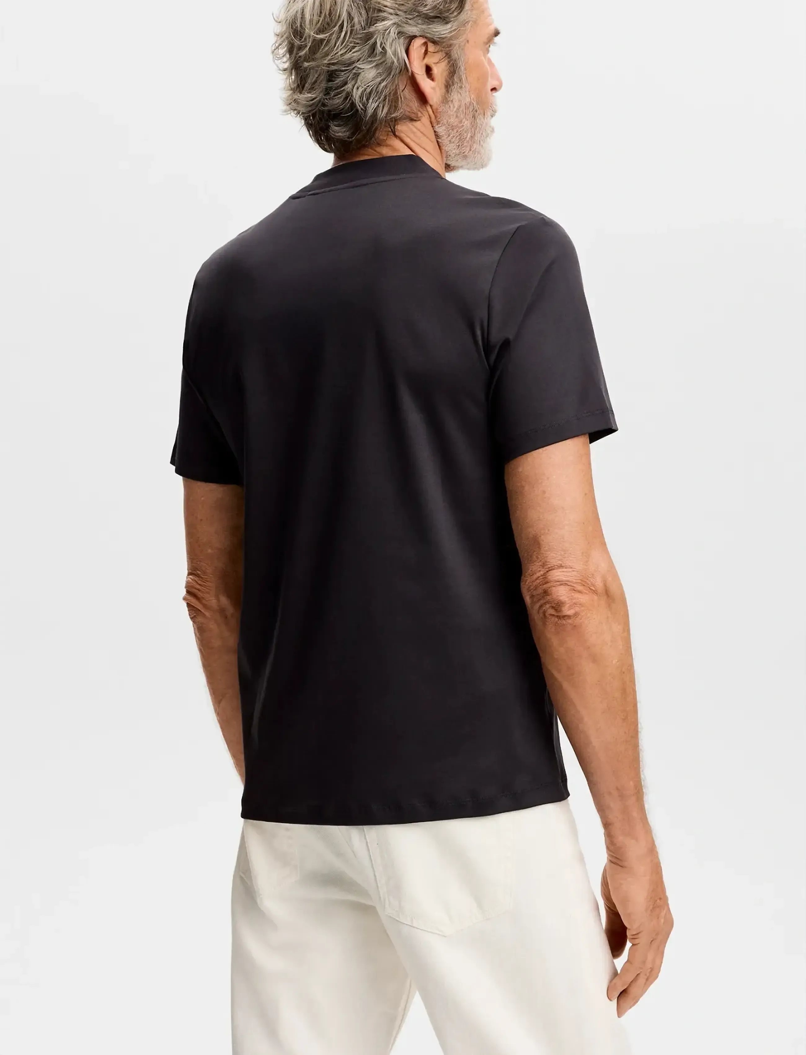 J. Lindeberg - Ace Mock Neck T-Shirt - lyhythihaiset - black - 2