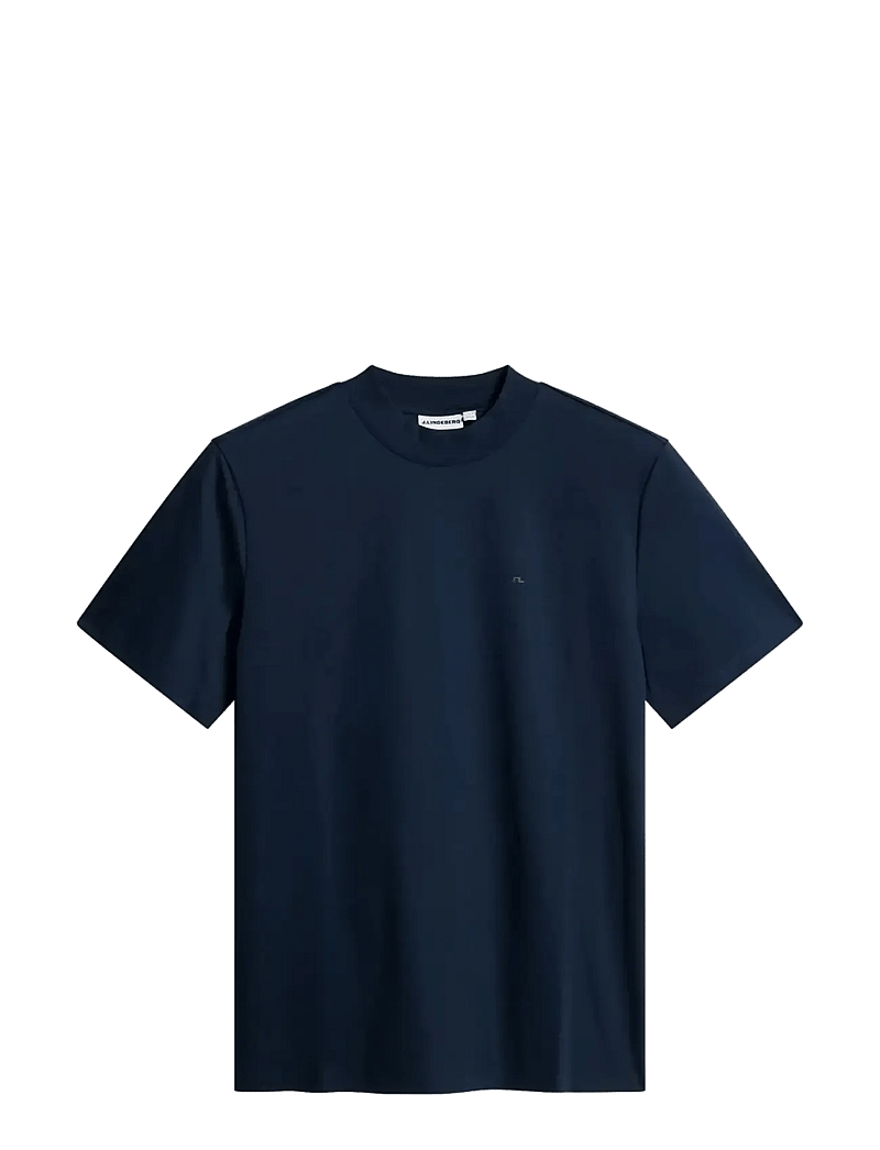 J. Lindeberg - Ace Mock Neck T-Shirt - kurzärmelig - jl navy - 1