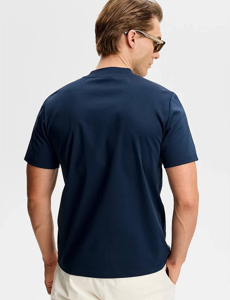 J. Lindeberg - Ace Mock Neck T-Shirt - kurzärmelig - jl navy - 2