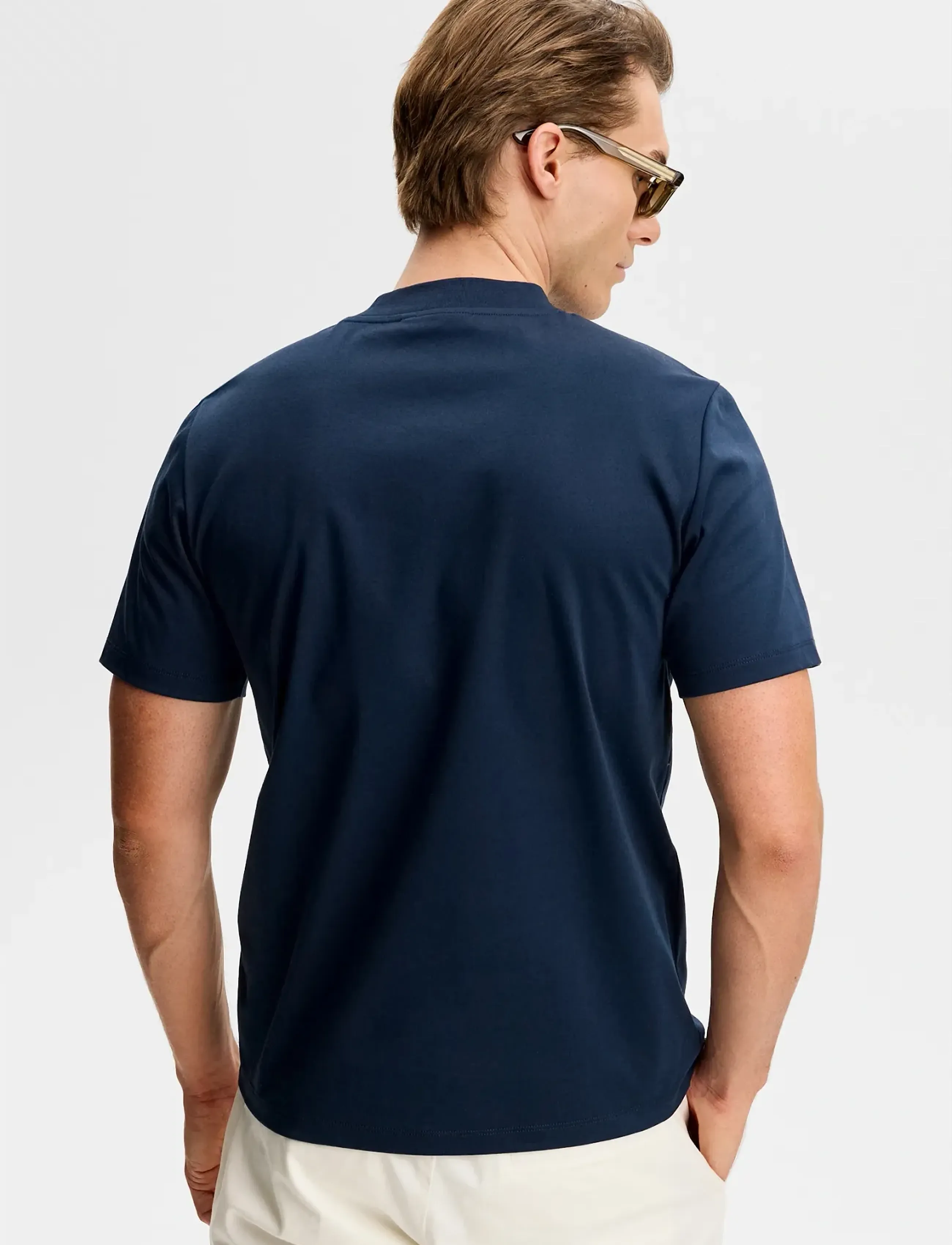 J. Lindeberg - Ace Mock Neck T-Shirt - kortærmede t-shirts - jl navy - 2