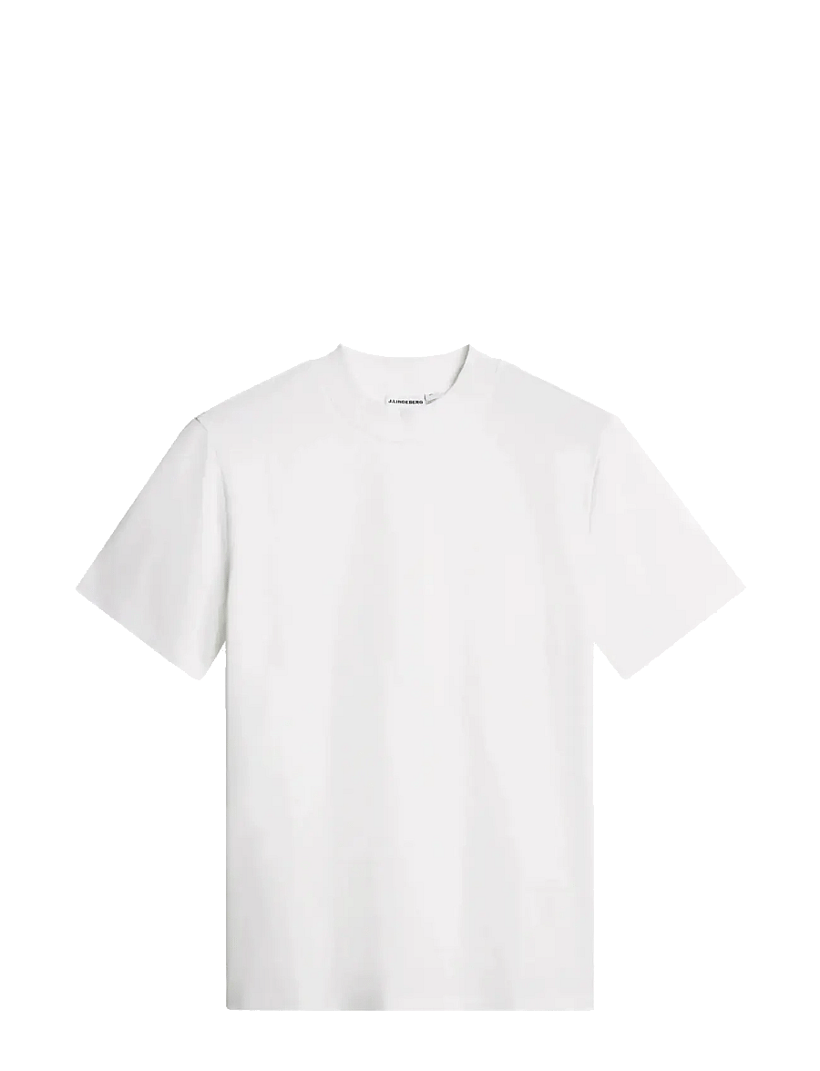 J. Lindeberg - Ace Mock Neck T-Shirt - kurzärmelig - white - 1