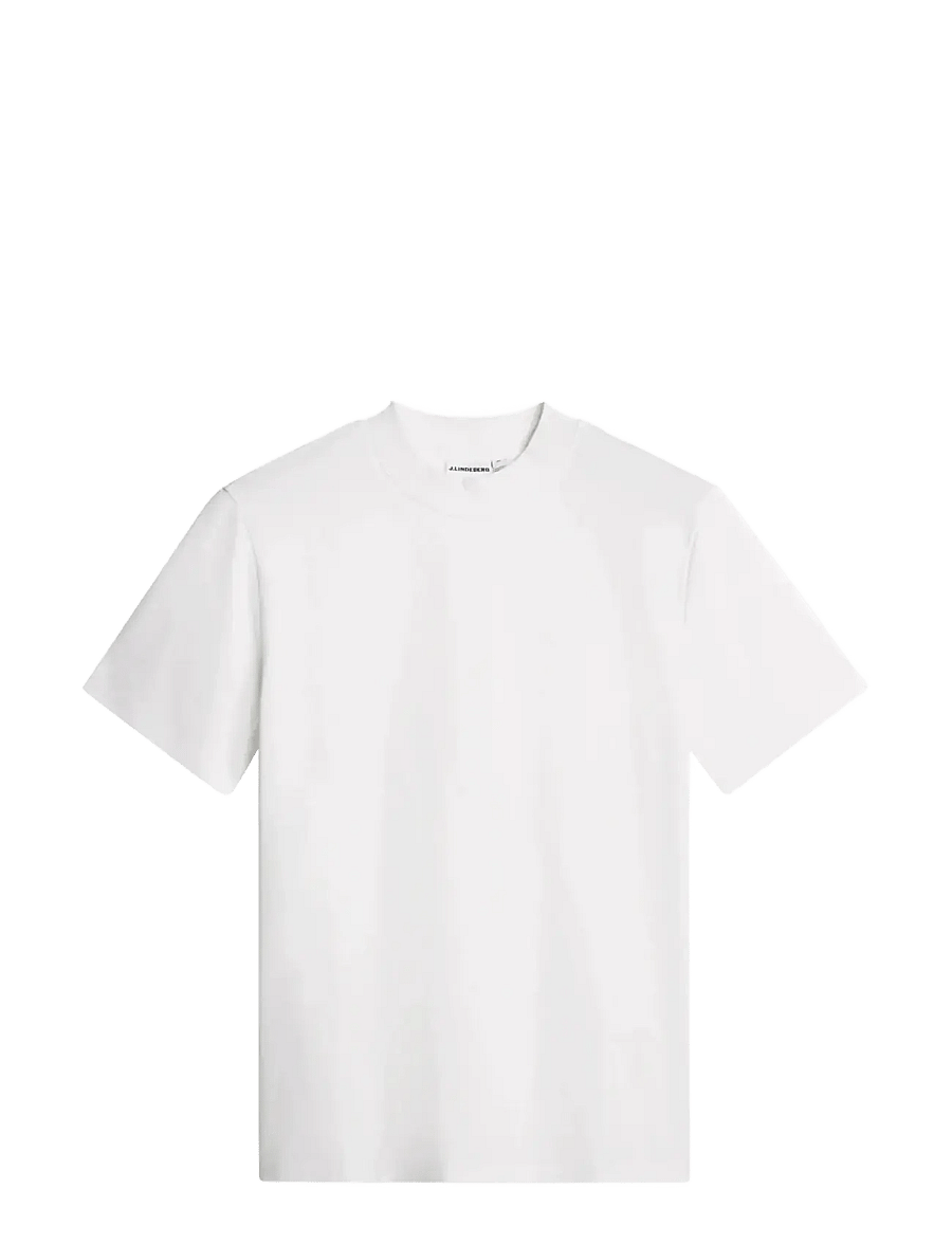 J. Lindeberg - Ace Mock Neck T-Shirt - kurzärmelig - white - 2