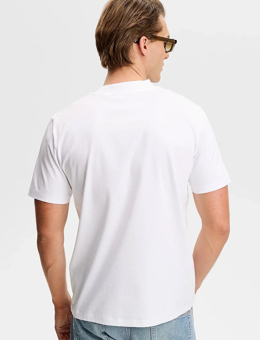 J. Lindeberg - Ace Mock Neck T-Shirt - kurzärmelig - white - 3