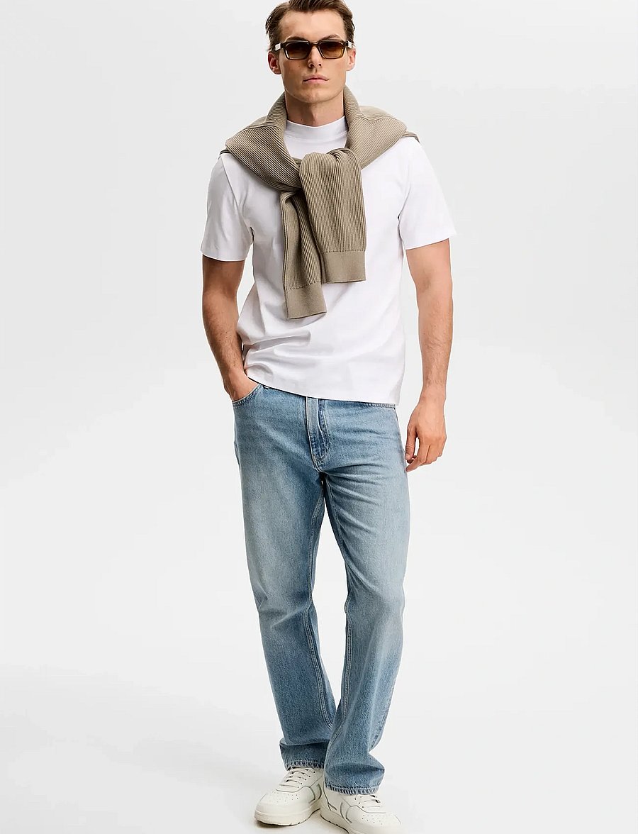 J. Lindeberg - Ace Mock Neck T-Shirt - kurzärmelig - white - 4