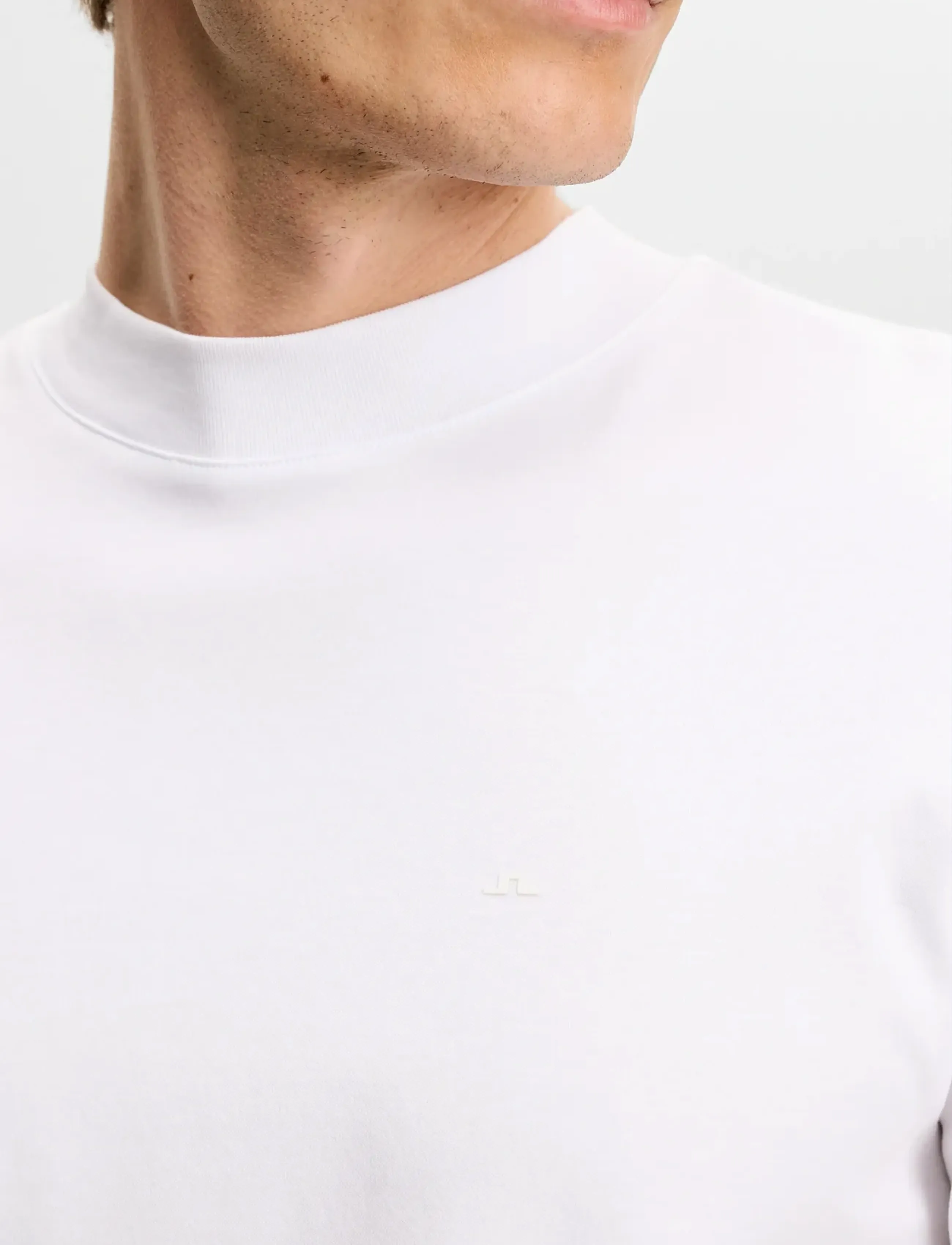 J. Lindeberg - Ace Mock Neck T-Shirt - kurzärmelig - white - 5