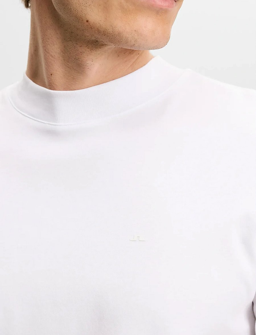 J. Lindeberg - Ace Mock Neck T-Shirt - kurzärmelig - white - 5