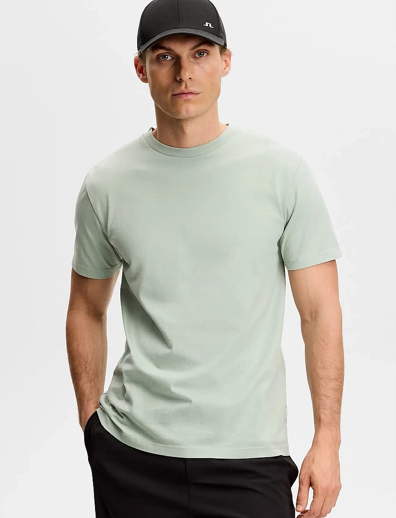 J. Lindeberg - Sid Basic T-Shirt - t-shirts - jadeite - 0