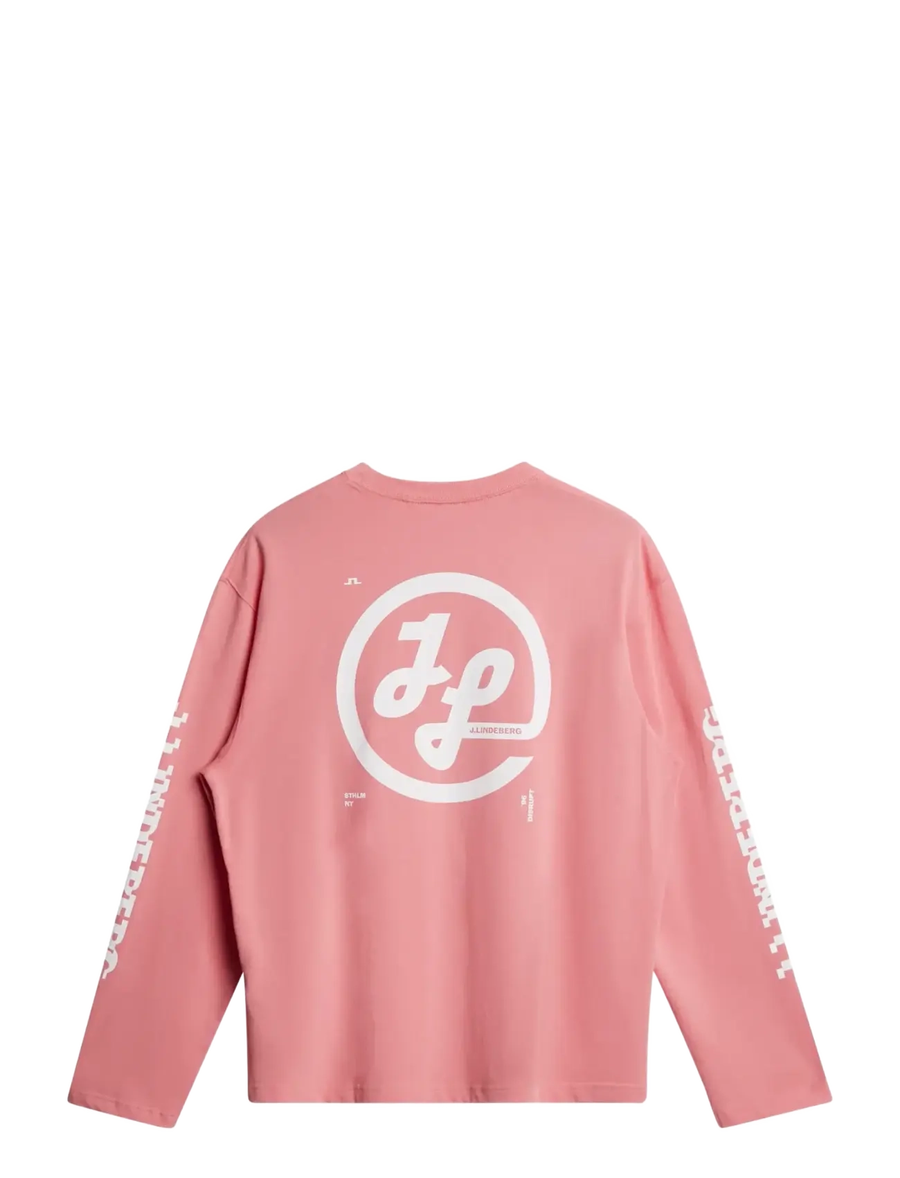 J. Lindeberg - Walsh LS Print T-shirt - langärmelig - flamingo plume - 2